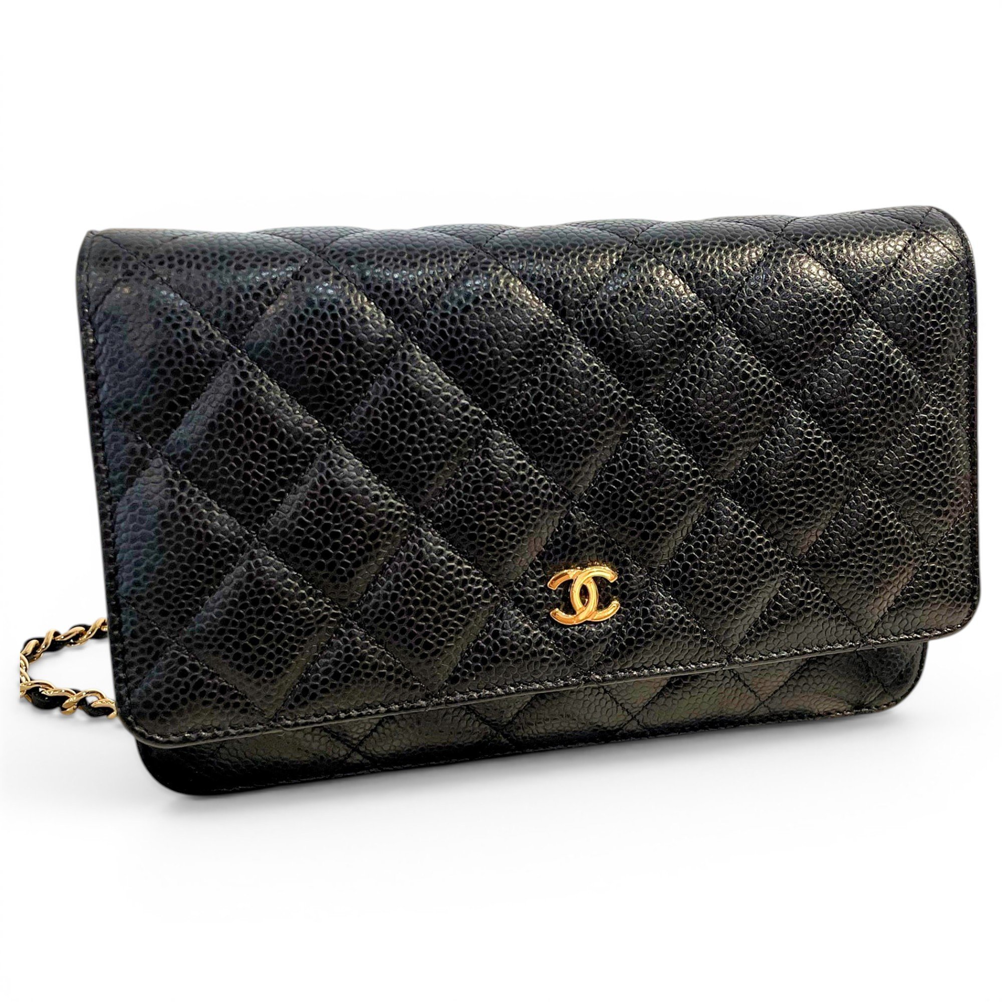 Wallet On Chain Timeless/Classique leather crossbody bag