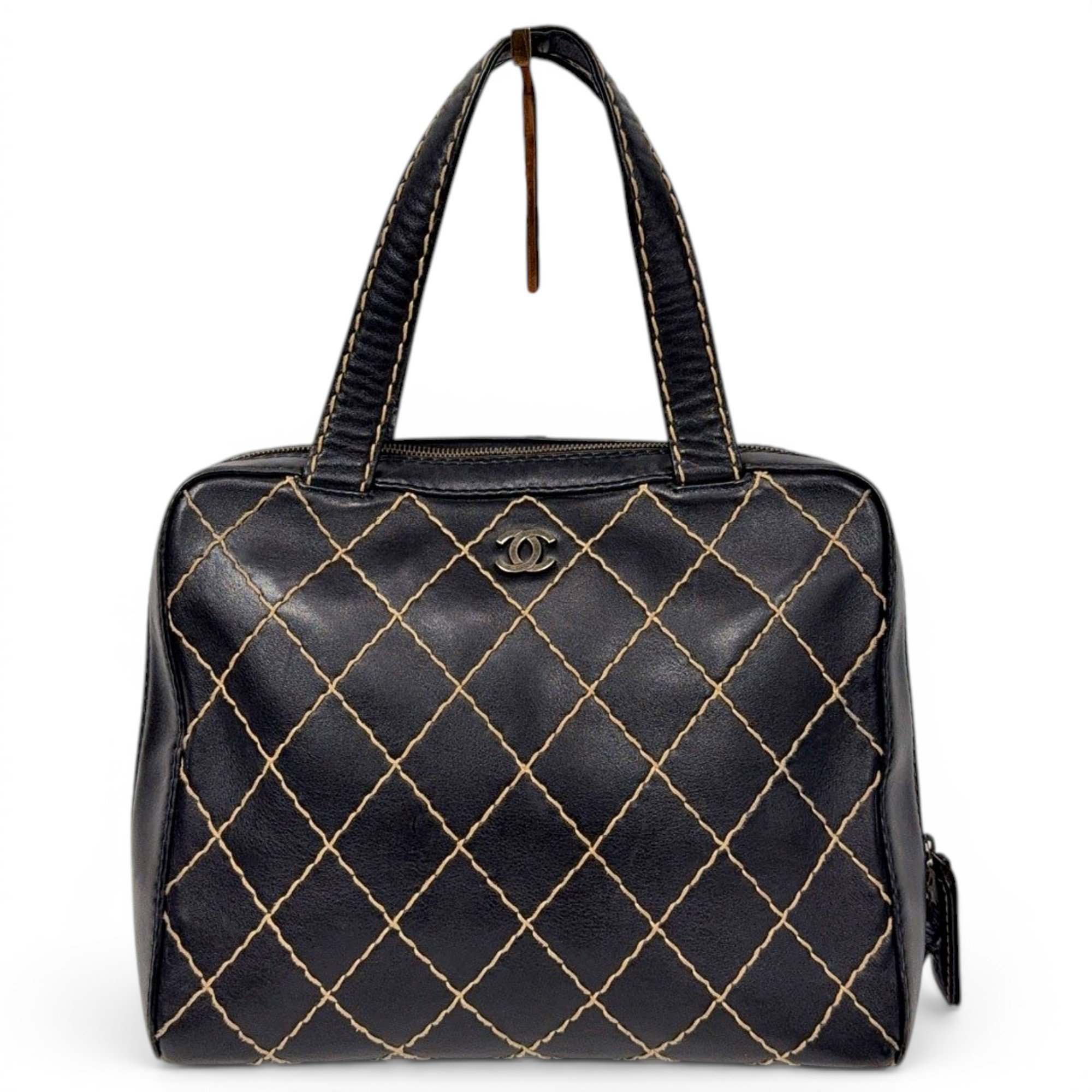 Leather handbag