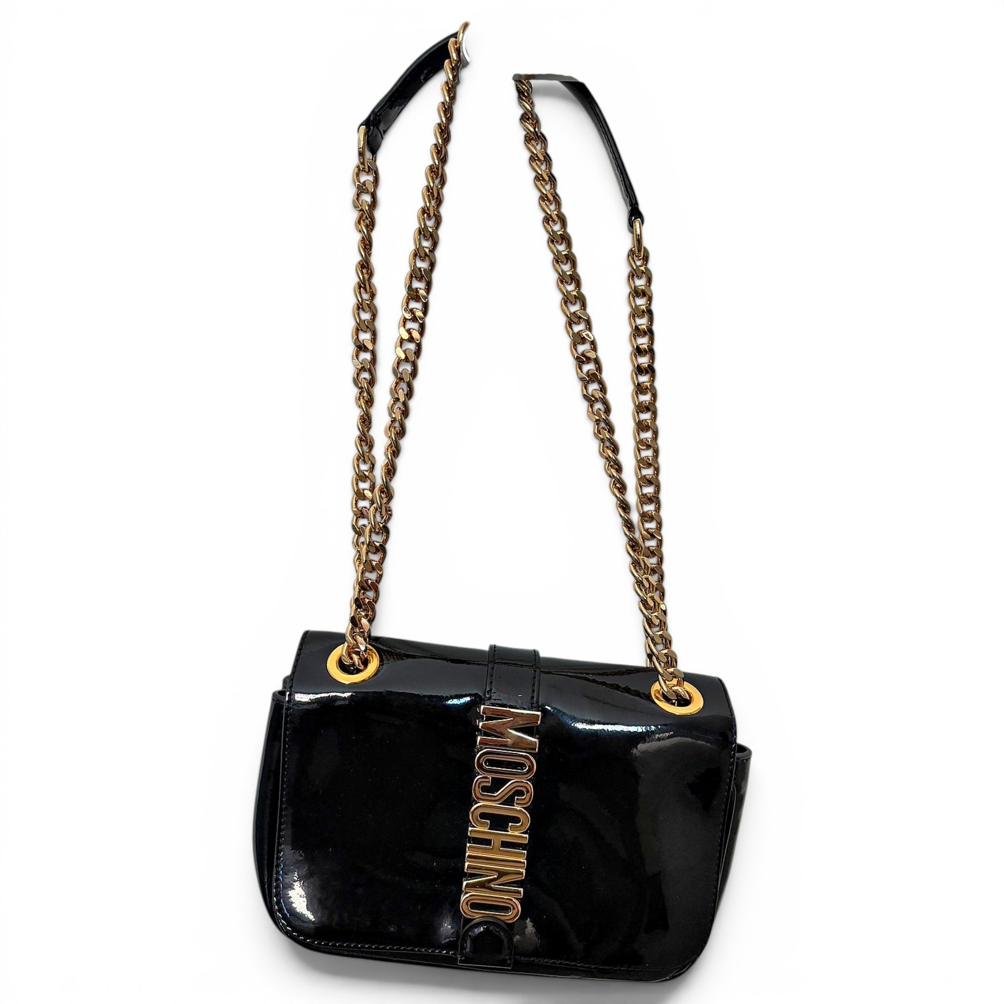 Biker leather handbag