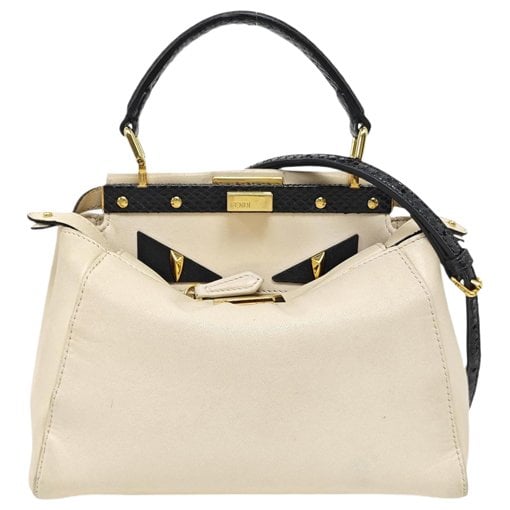 Peekaboo leather handbag