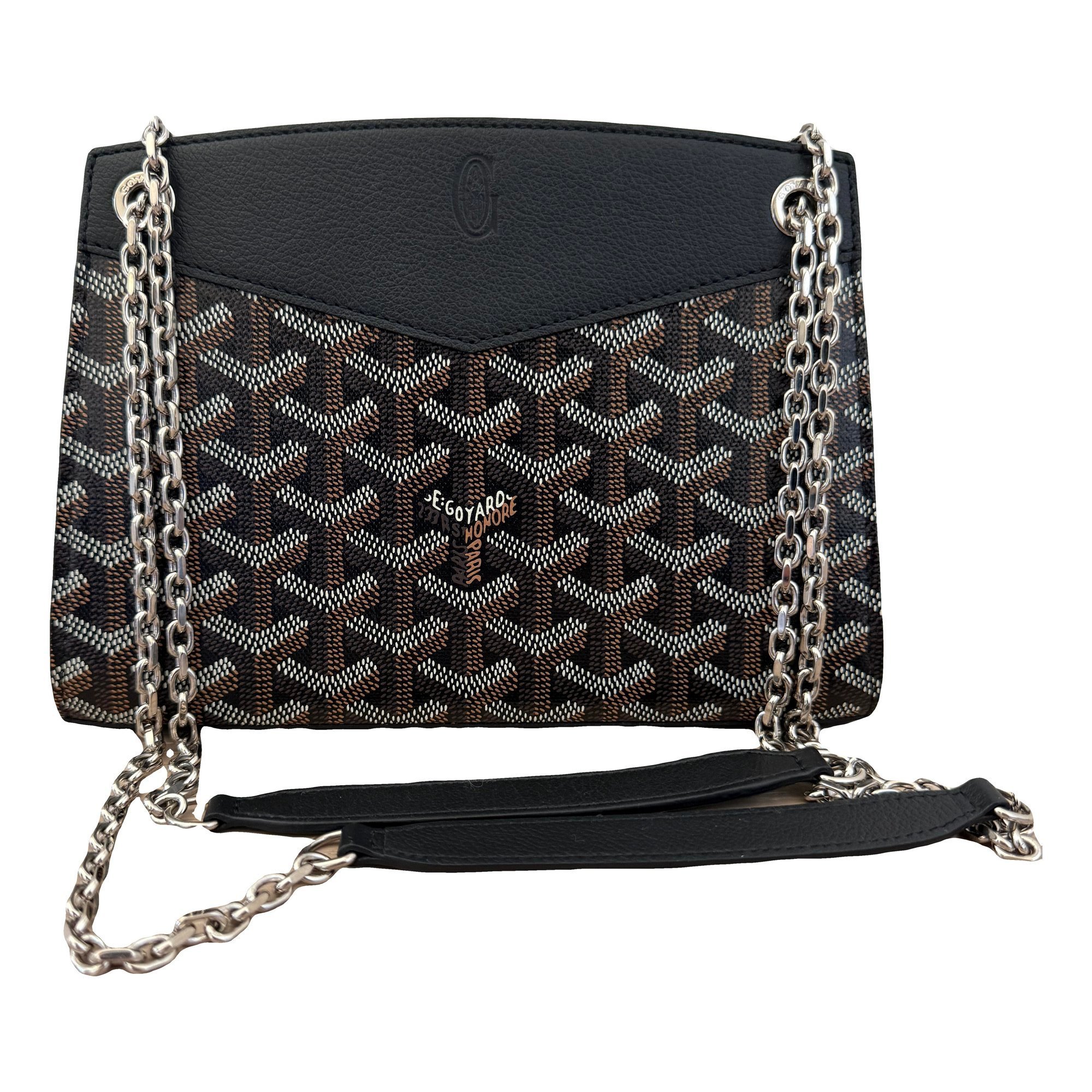 Rouette leather handbag
