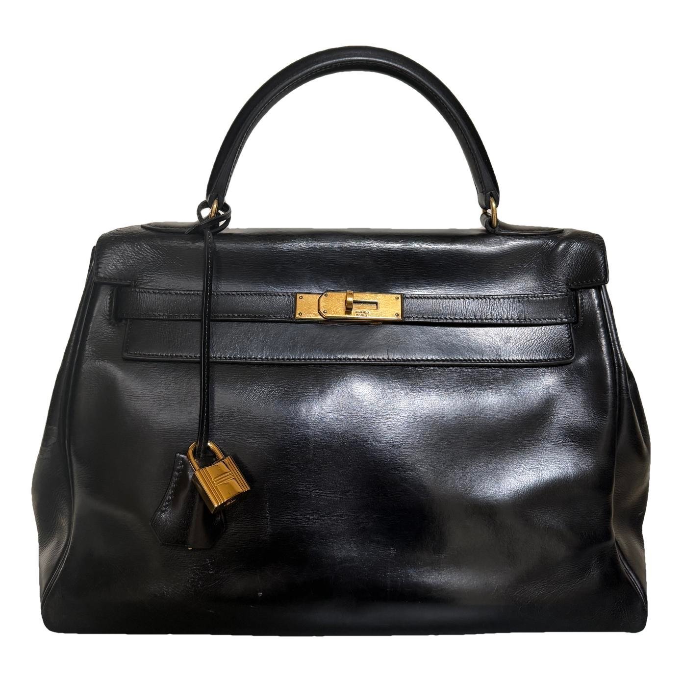 Kelly 32 leather handbag
