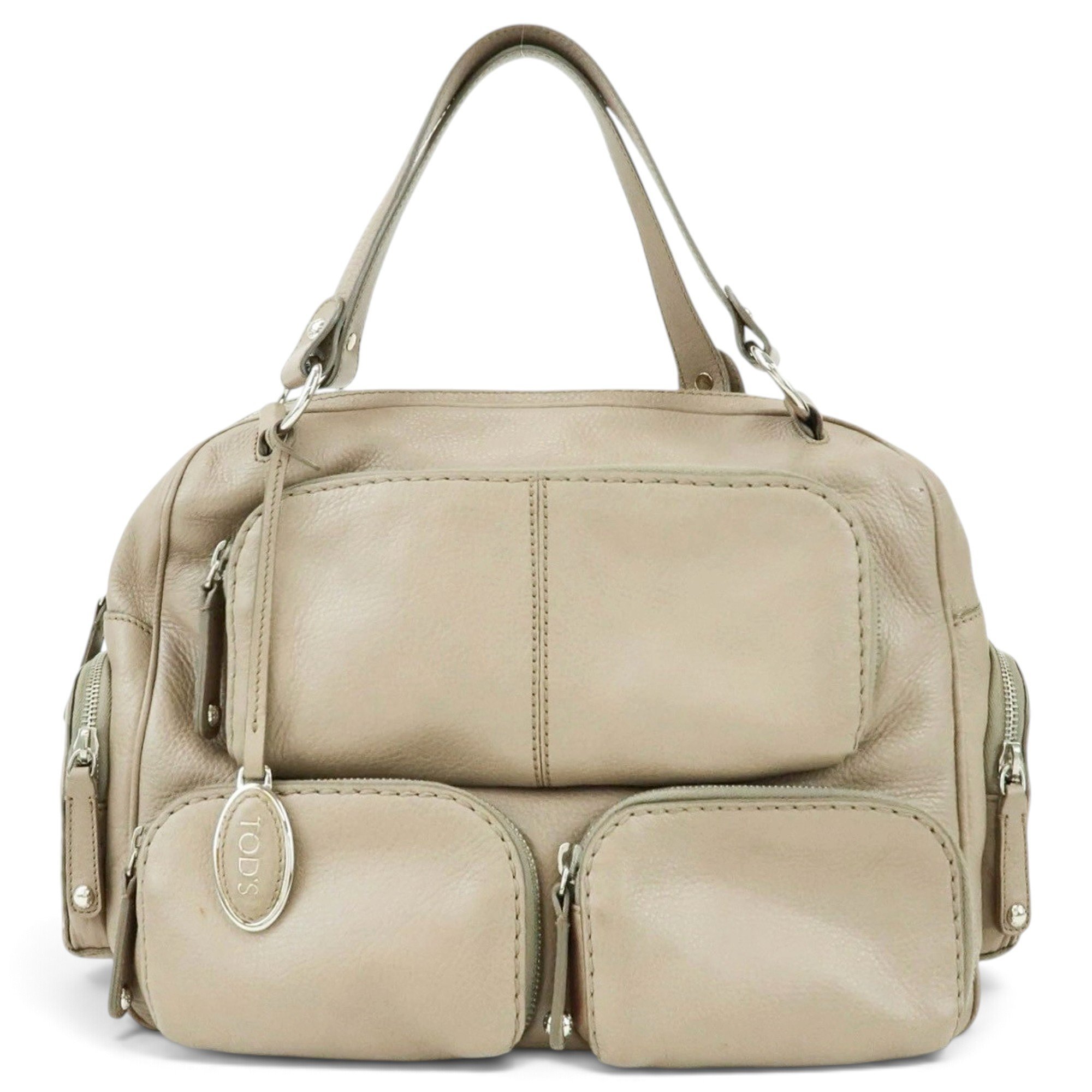 Leather tote