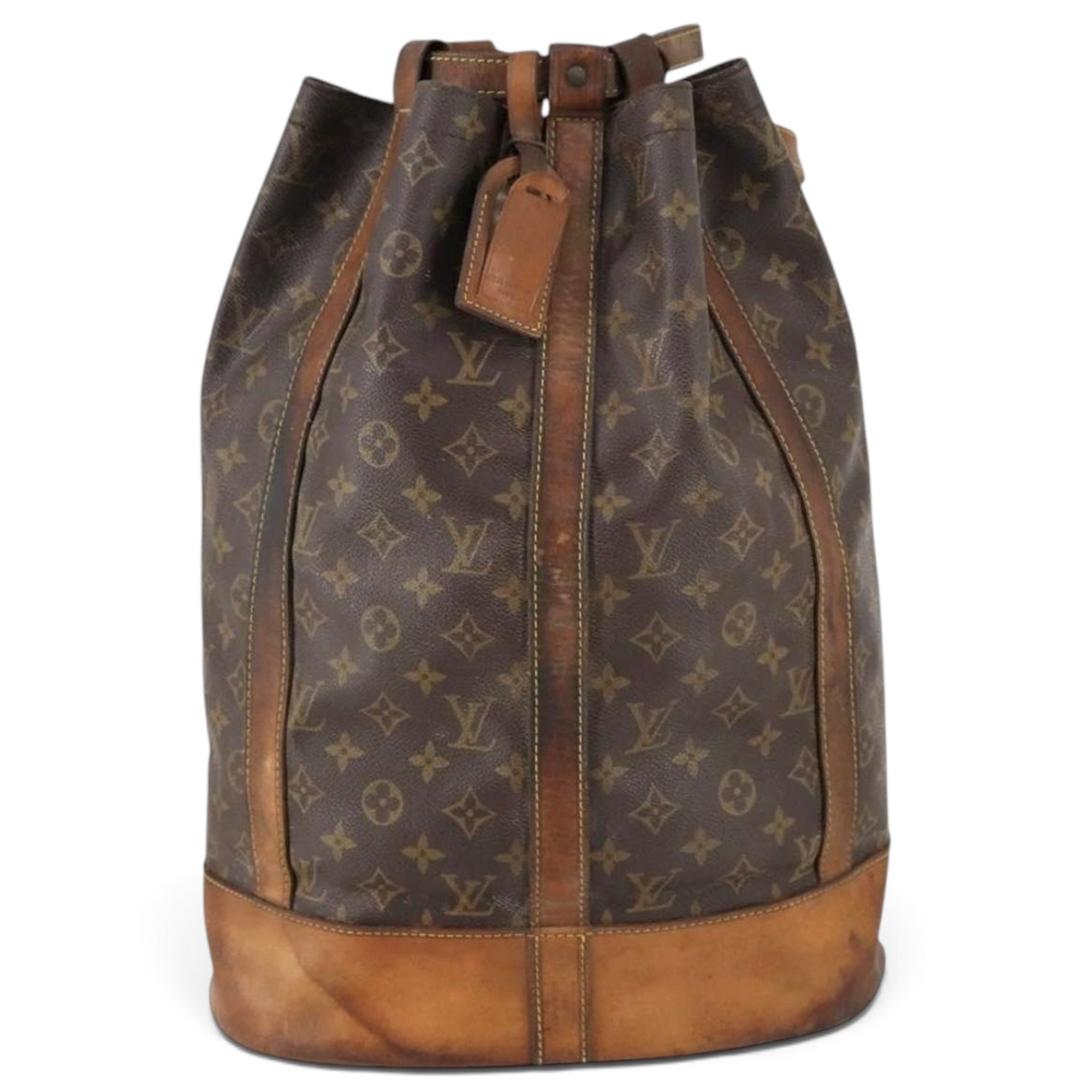 Randonnée leather handbag
