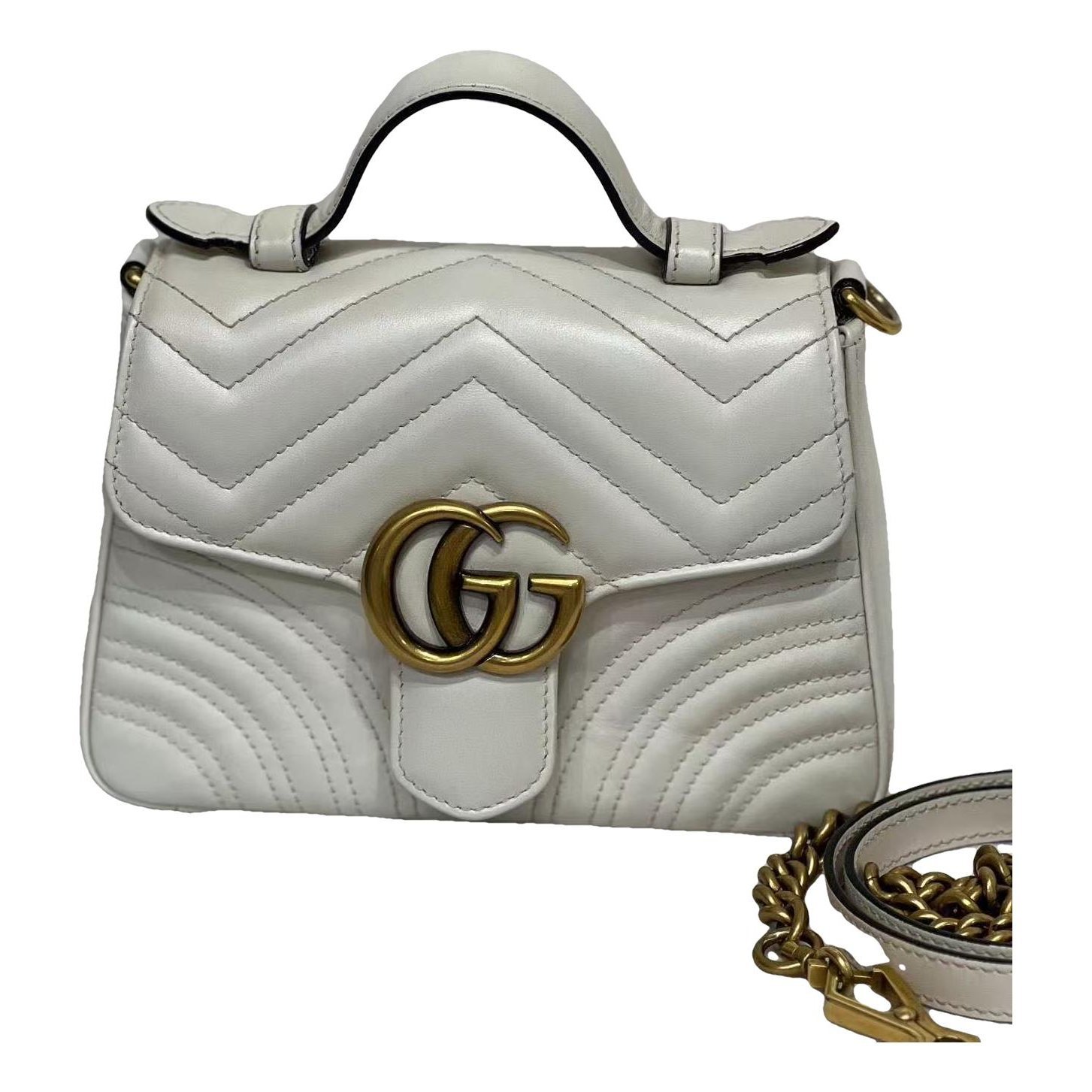 GG Marmont Flap leather handbag