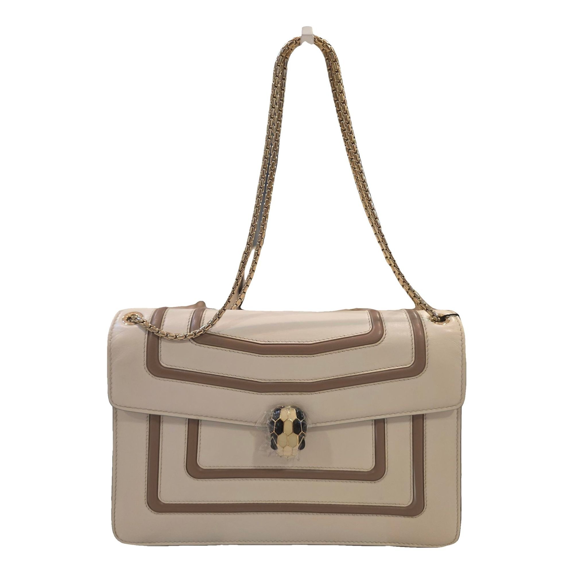 Serpenti leather handbag