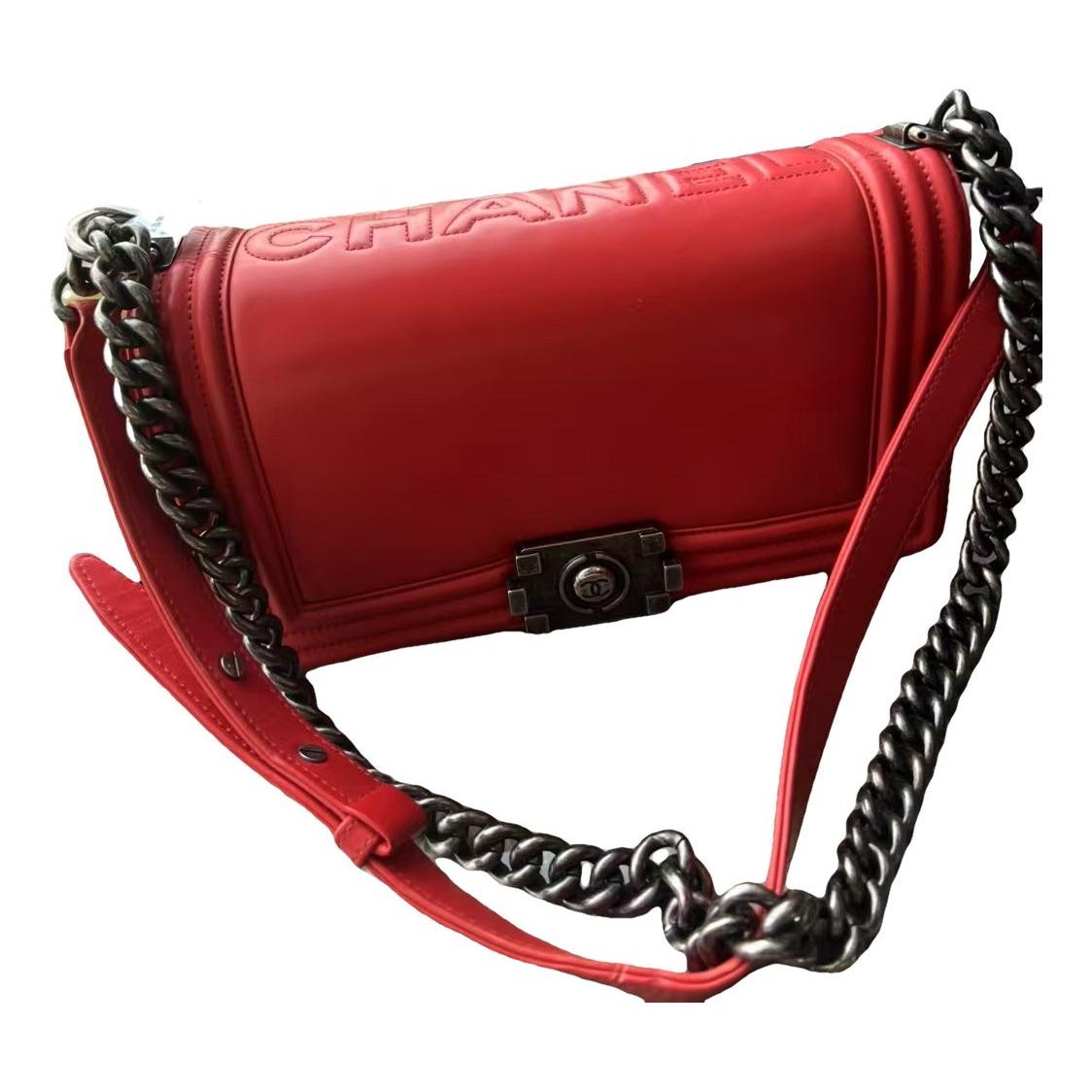 Leather handbag