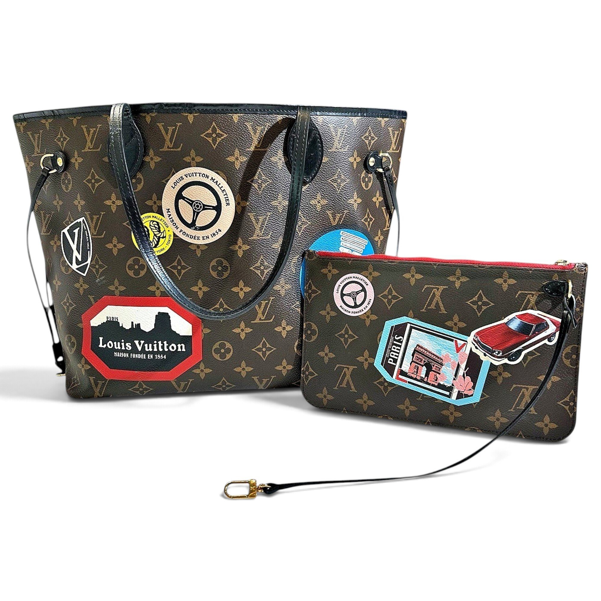 Neverfull leather handbag