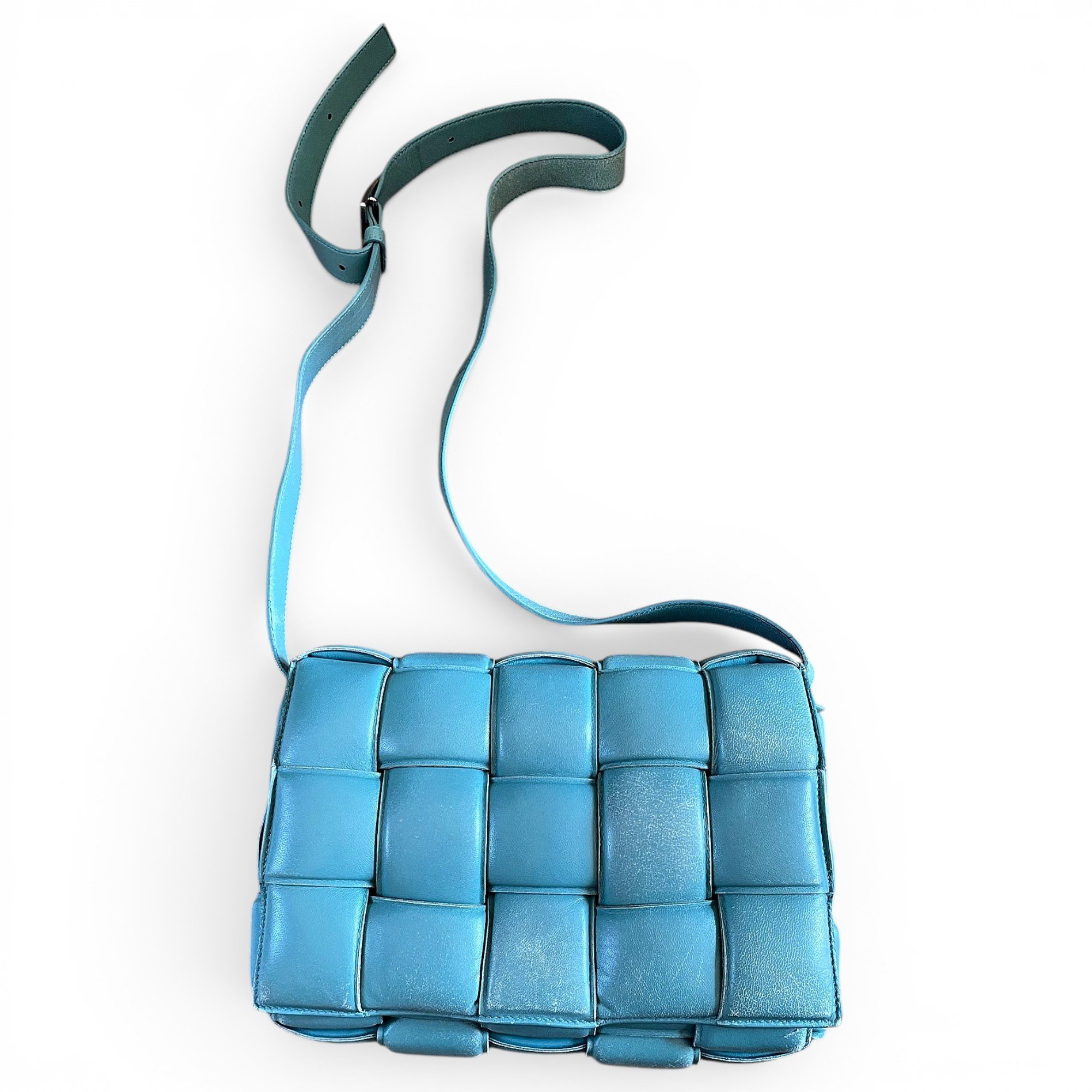 Cassette leather crossbody bag