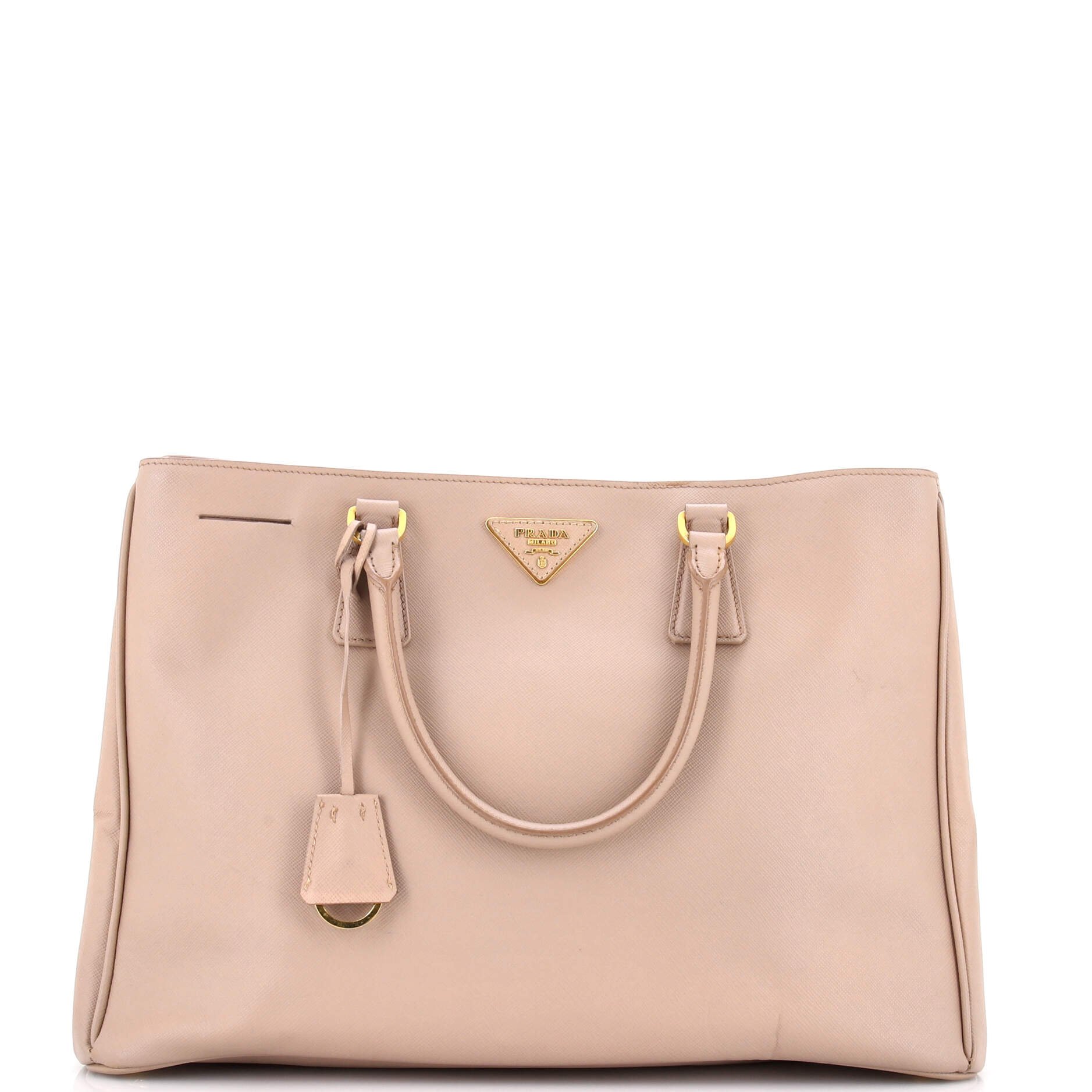 Lux Open Tote Saffiano Leather Large