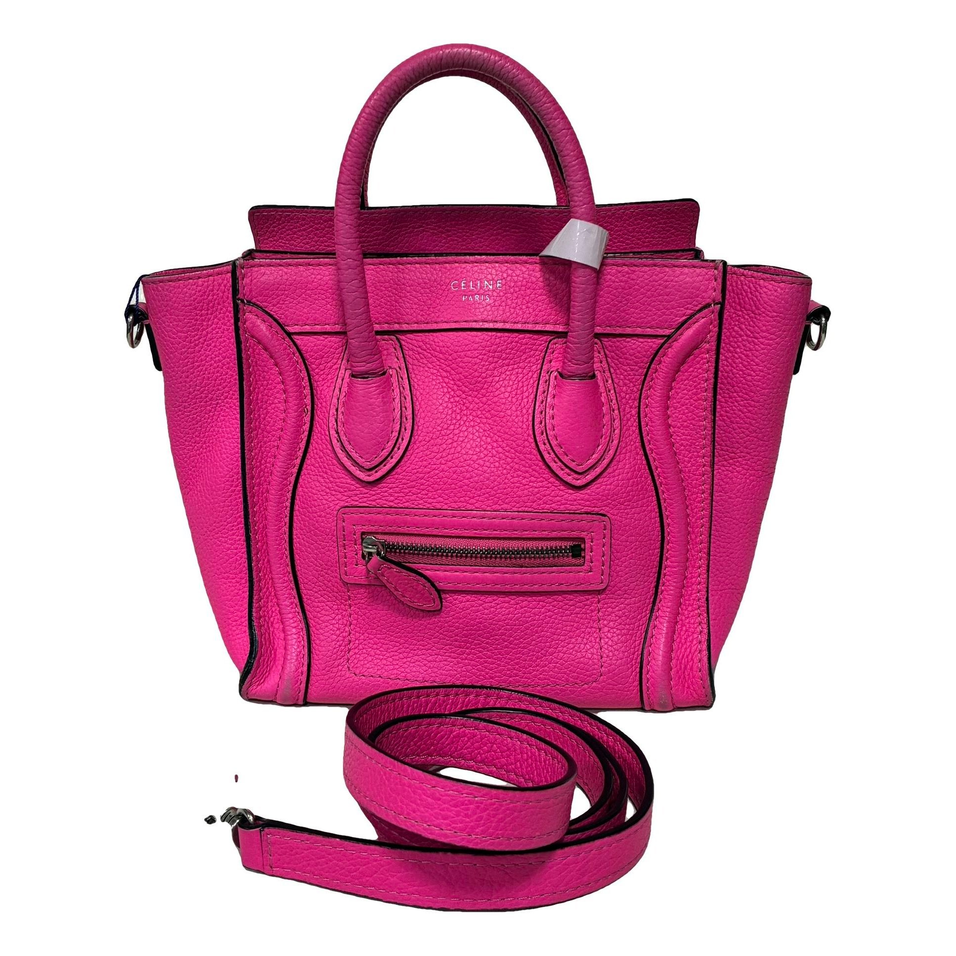 Nano Luggage leather handbag