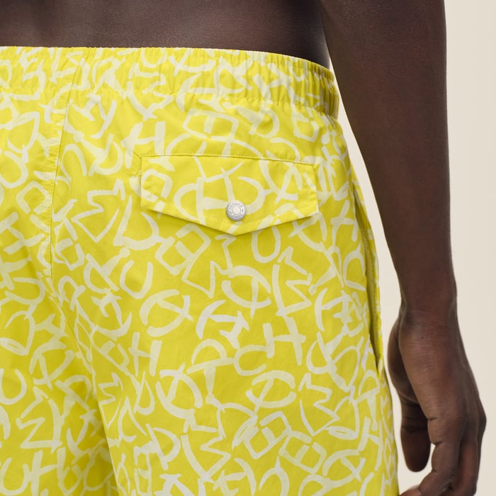 Jonquille "Calligraphie Equestre" Swim Trunks