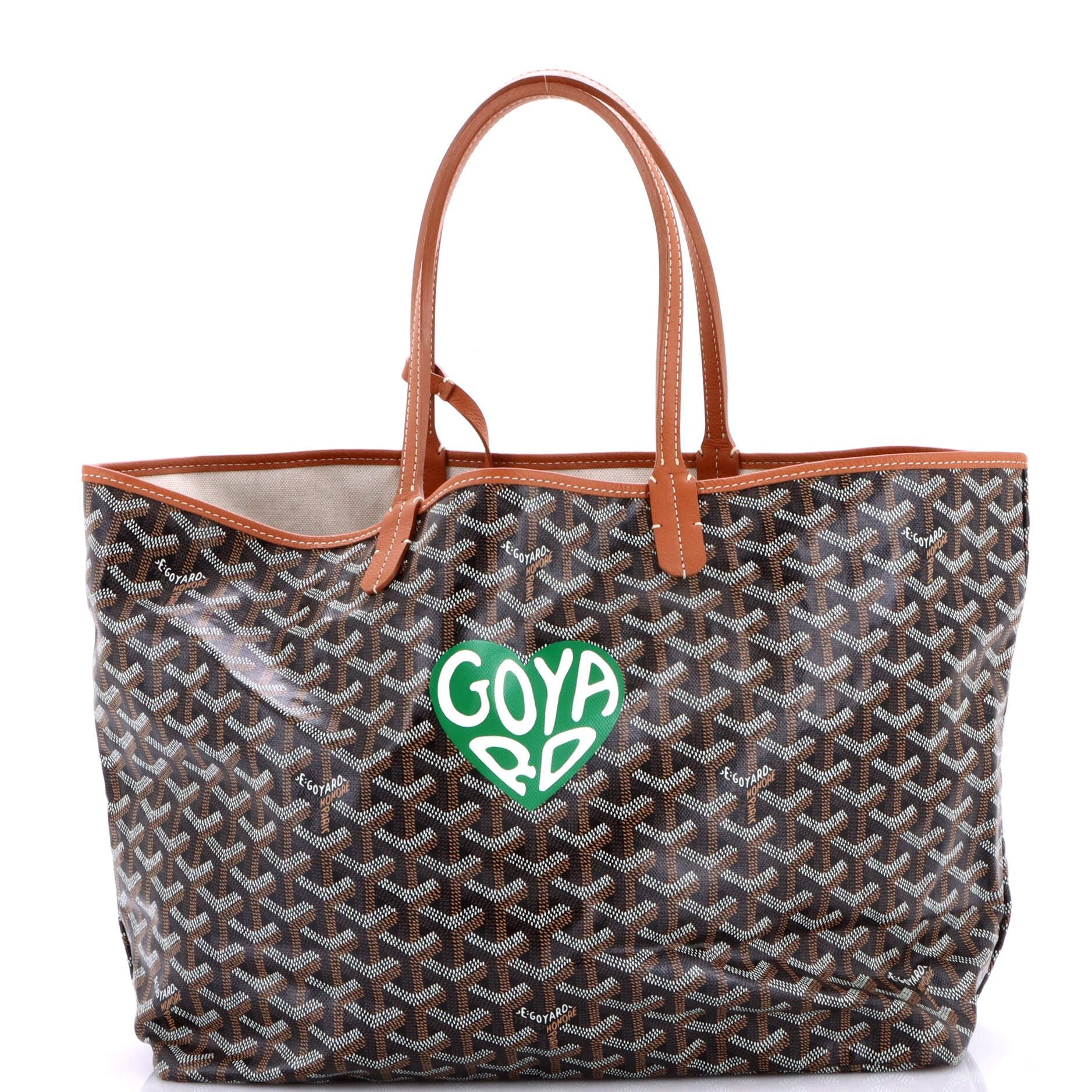 Goyard Saint Louis Tote Printed Coated Canvas PM