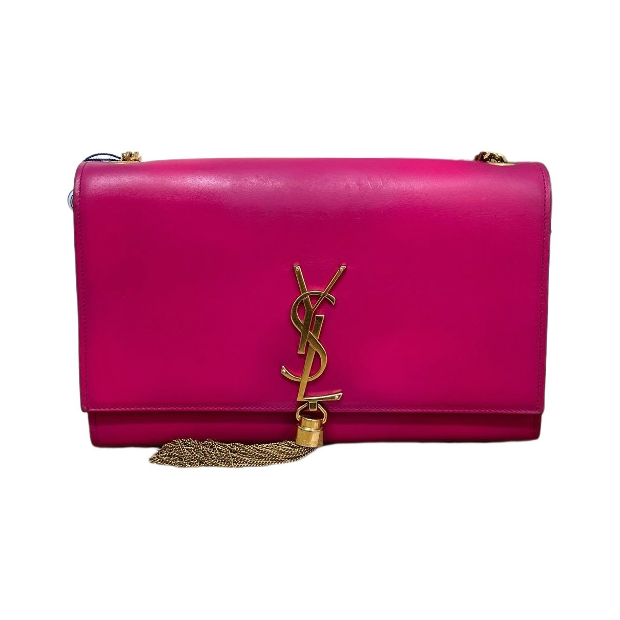 Pompom Kate leather handbag