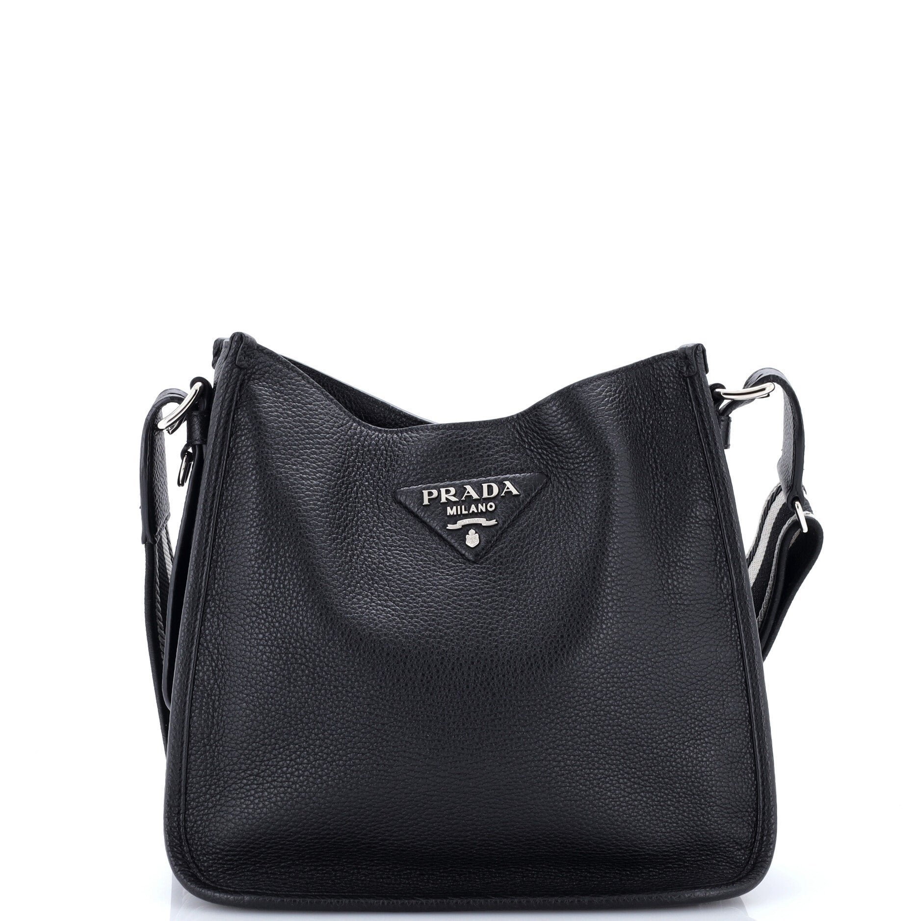 Logo Strap Hobo Leather Medium