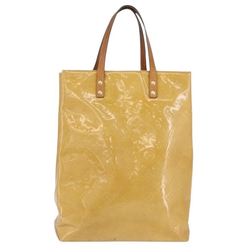 Reade patent leather handbag
