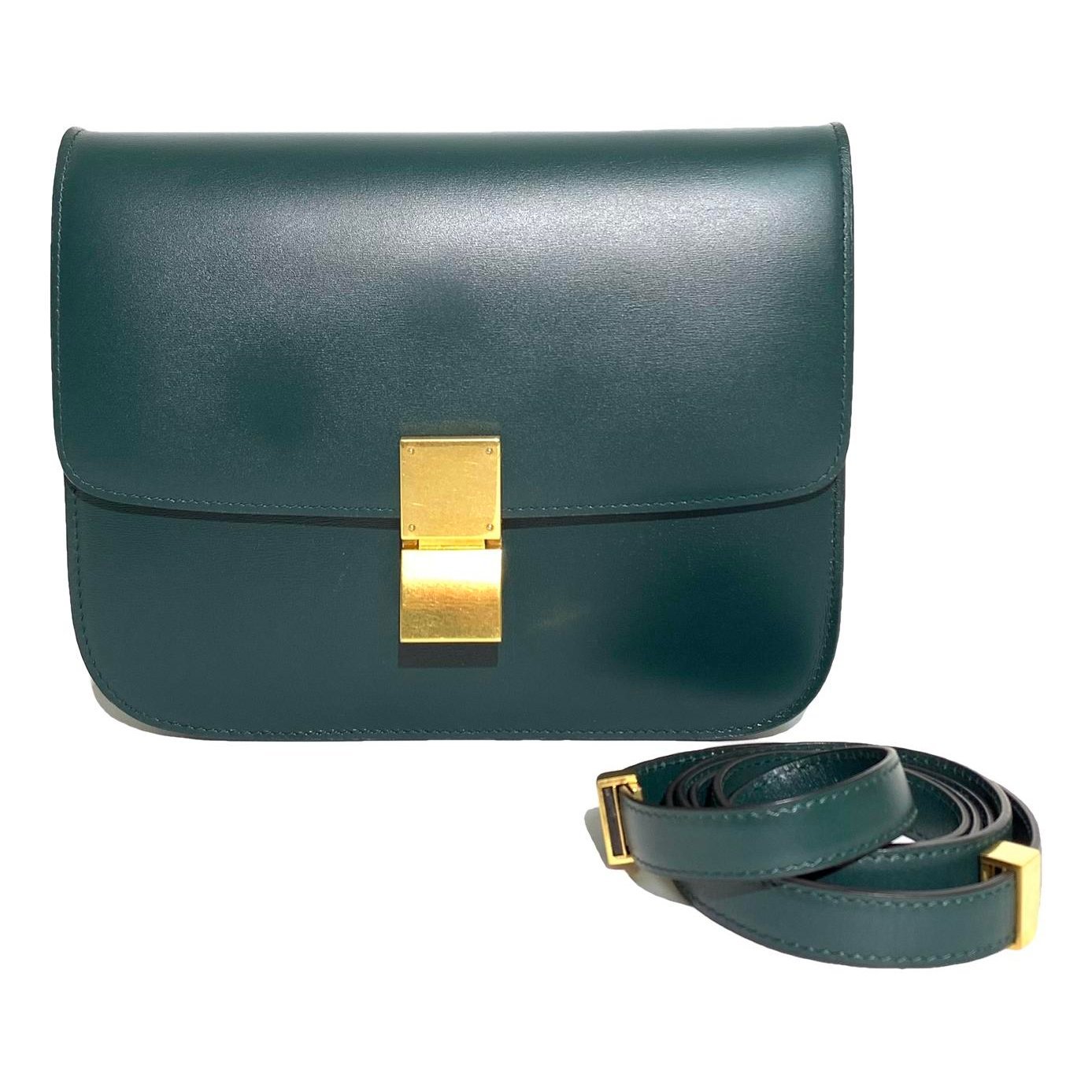 Classic leather crossbody bag