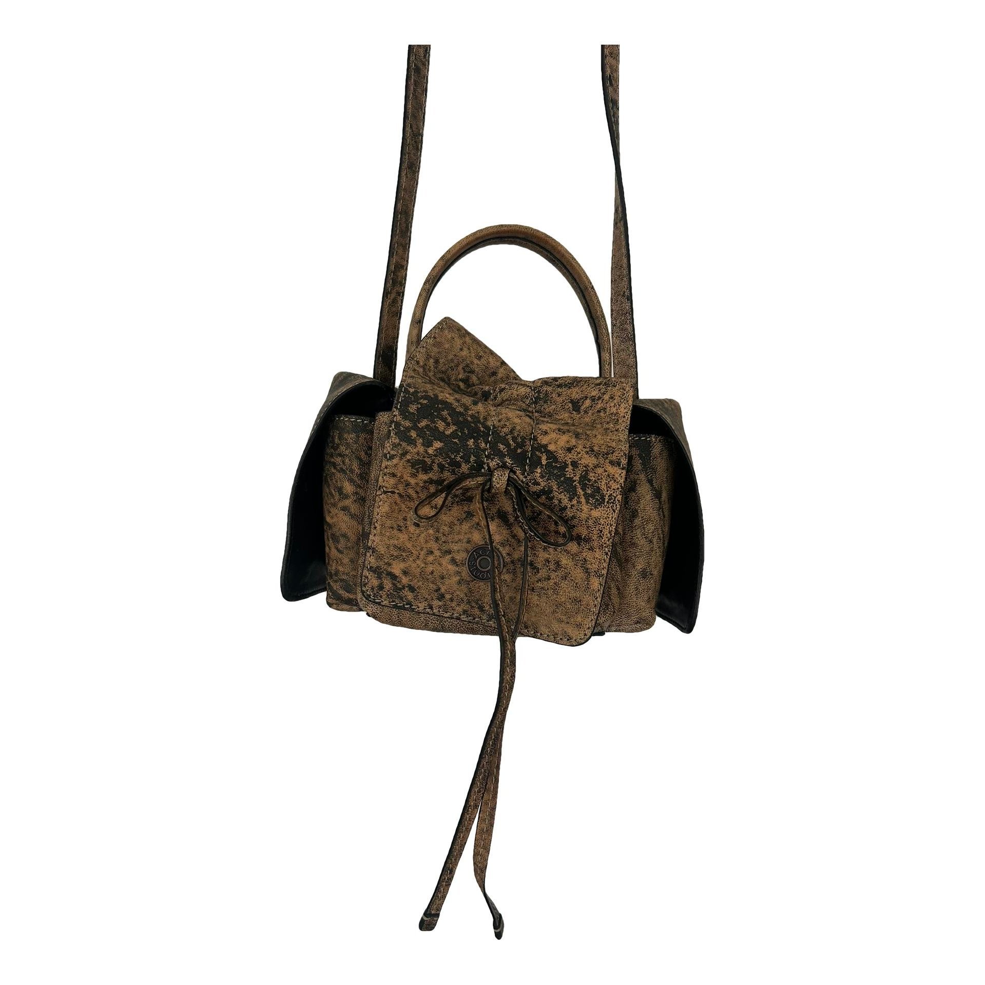 Leather mini bag