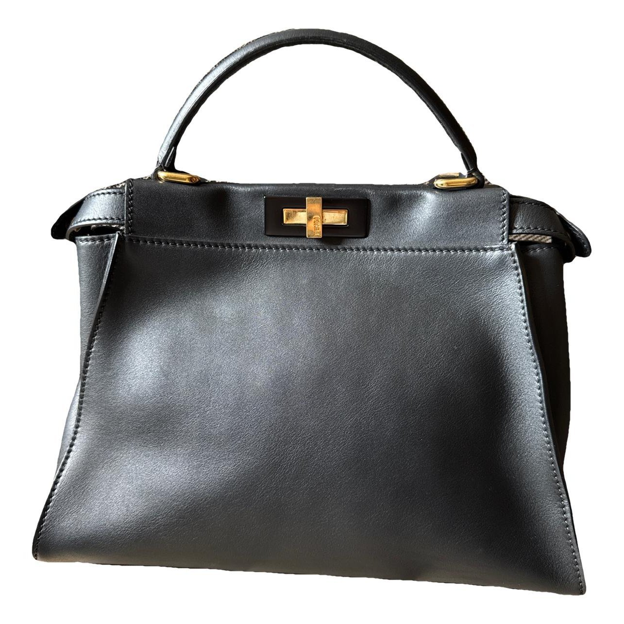 Peekaboo leather handbag