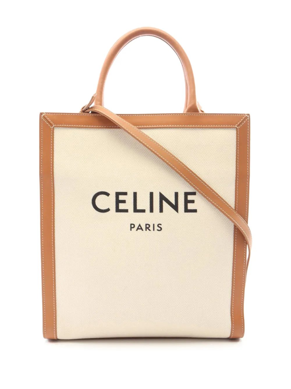 Celine 2010-2026 Small Canvas Vertical Cabas satchel