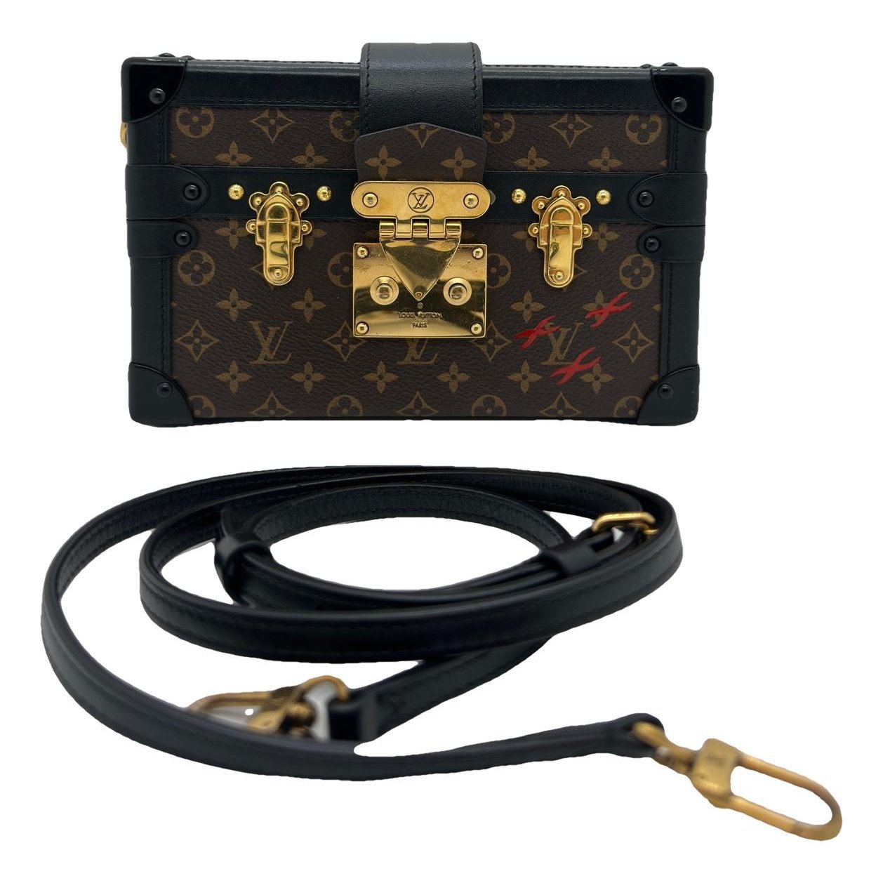 Petite Malle leather handbag