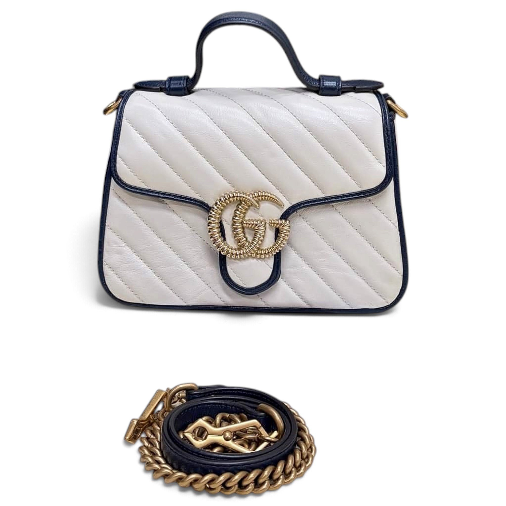 Gucci GG Marmont Flap leather crossbody bag