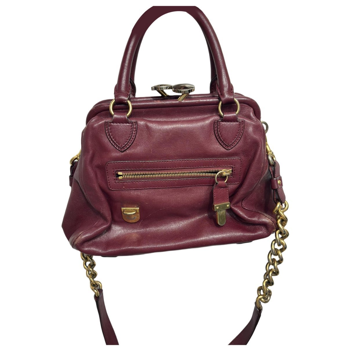 Leather handbag