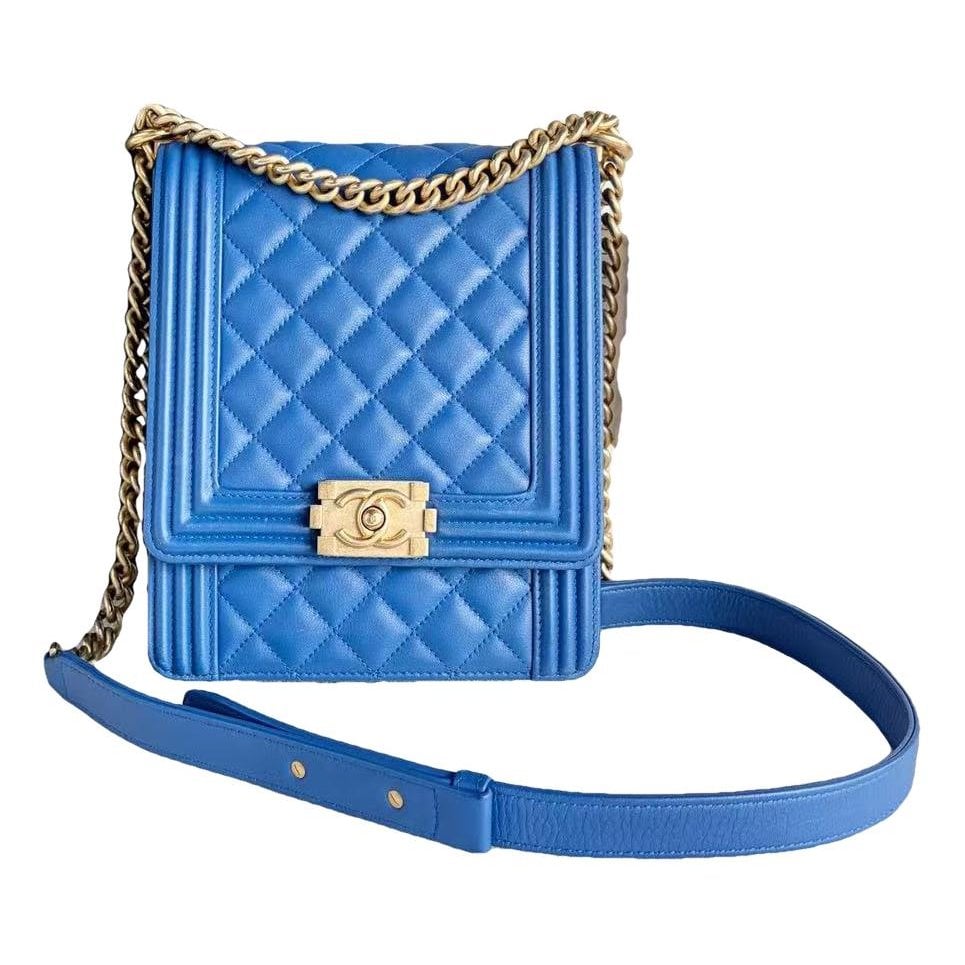 North South Boy leather handbag