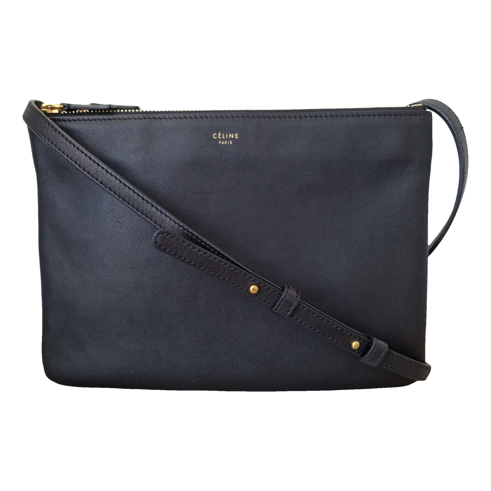 Trio leather crossbody bag