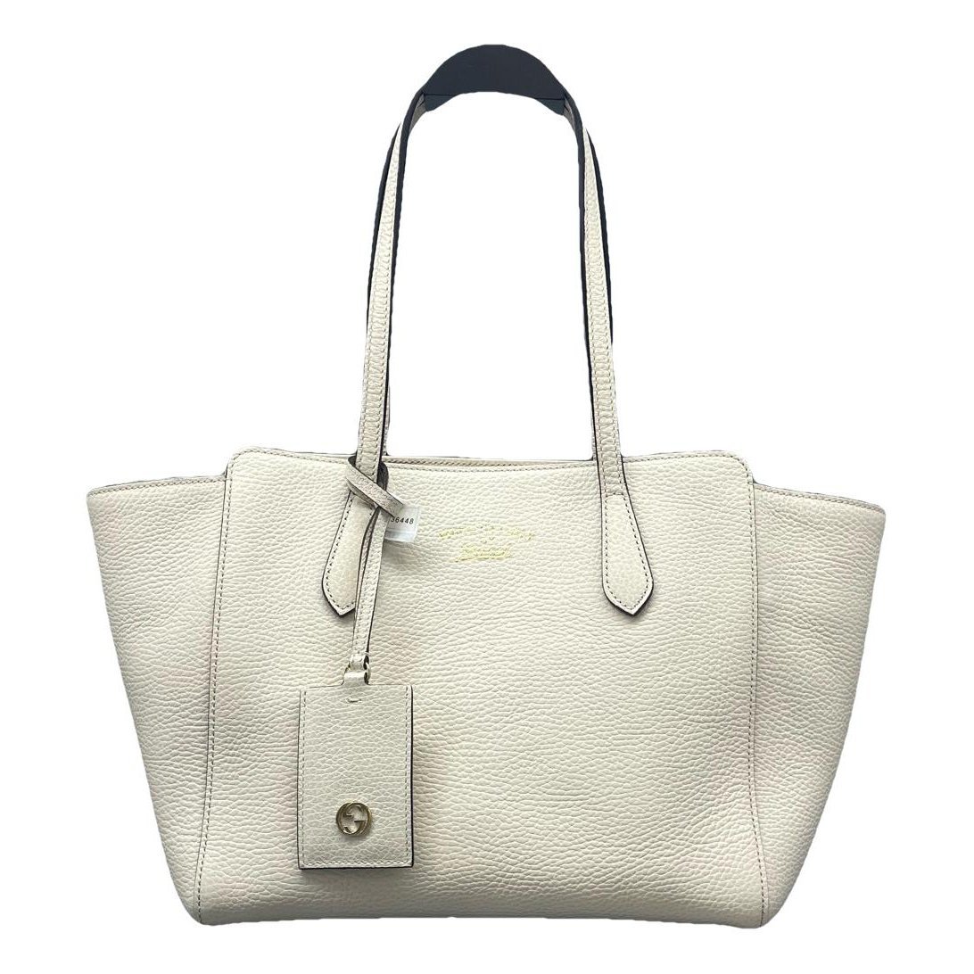 Swing leather tote