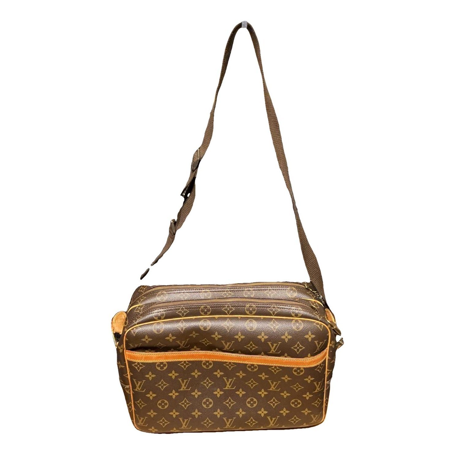 Reporter leather crossbody bag