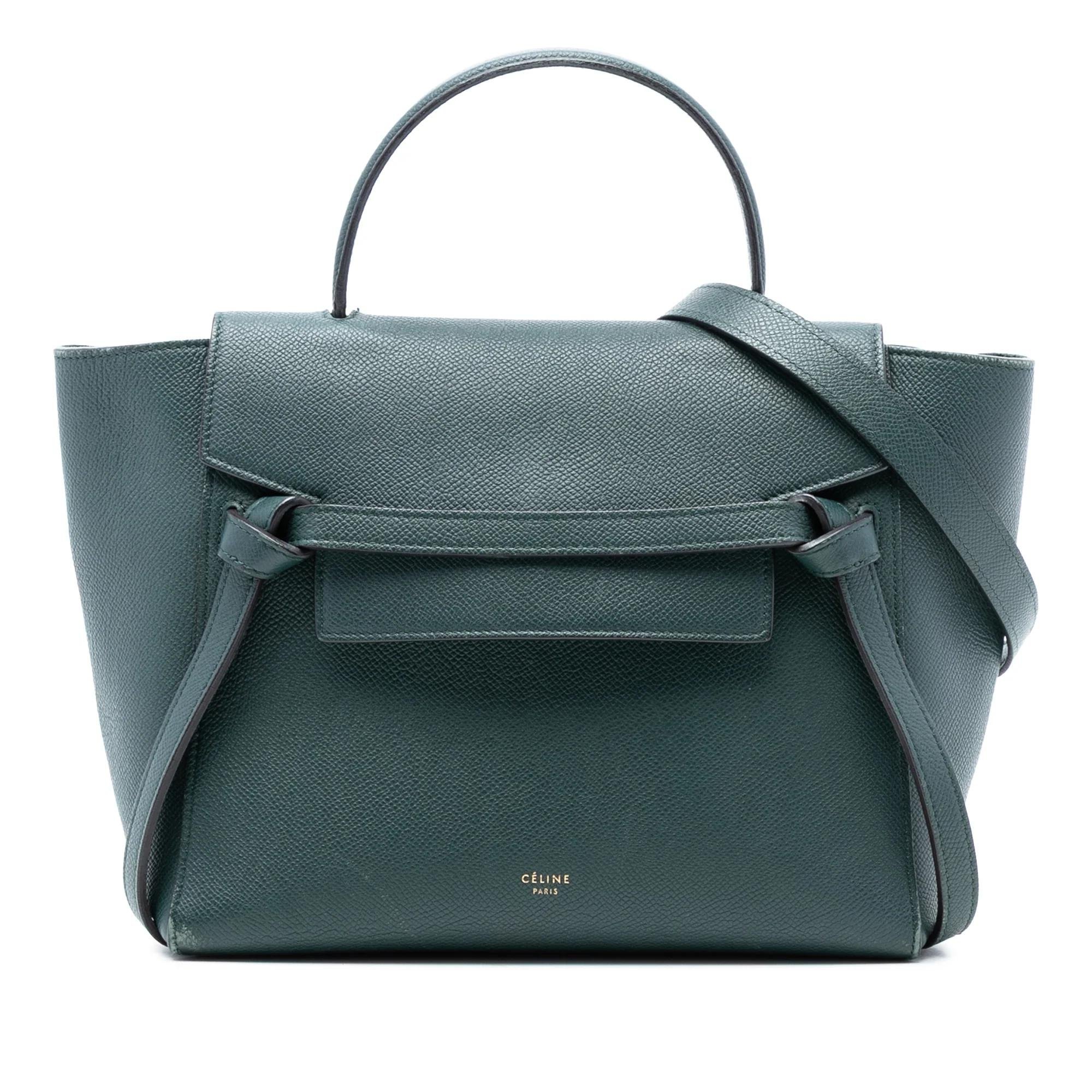 Belt leather handbag