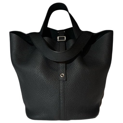 Picotin leather handbag