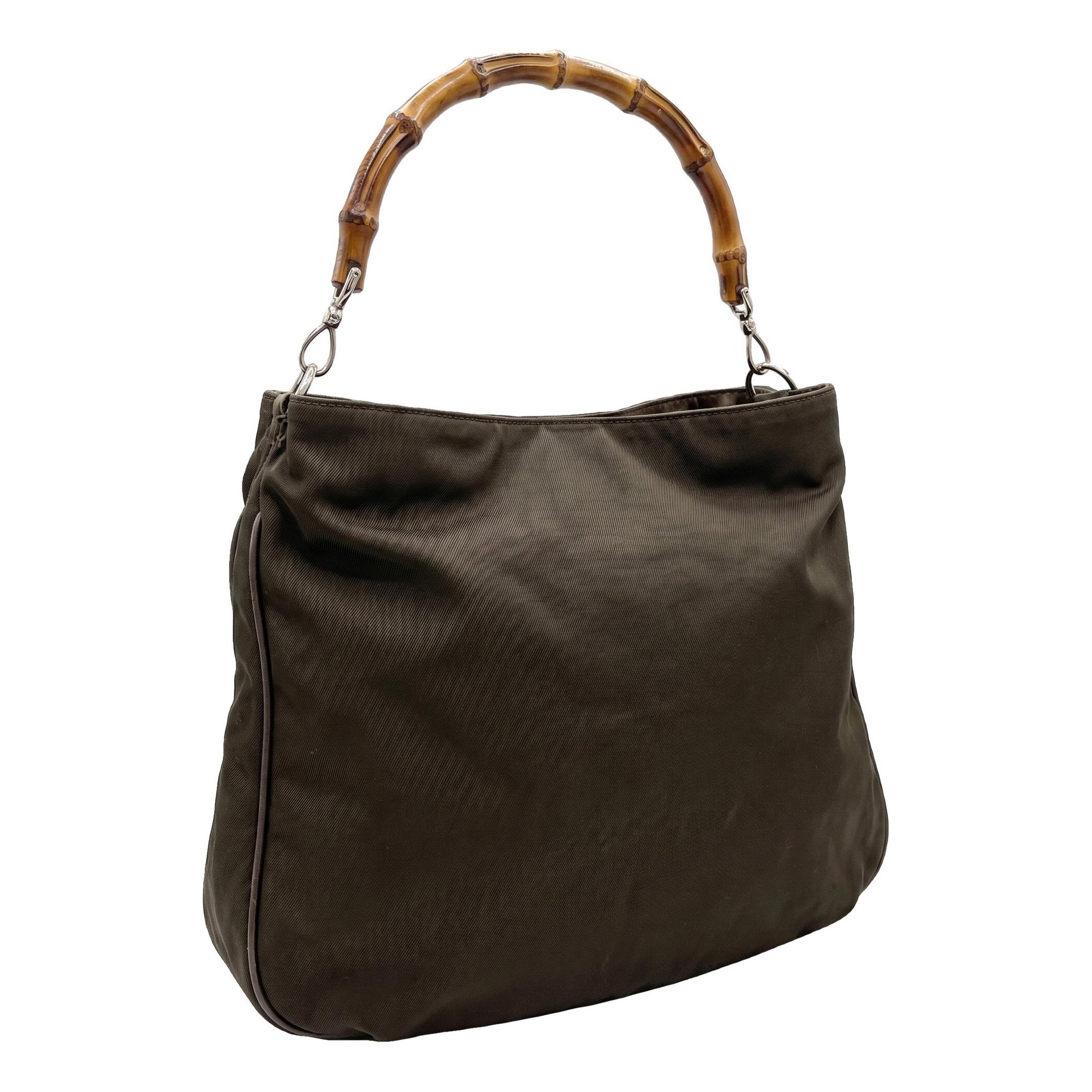 Bamboo Top Handle cloth handbag
