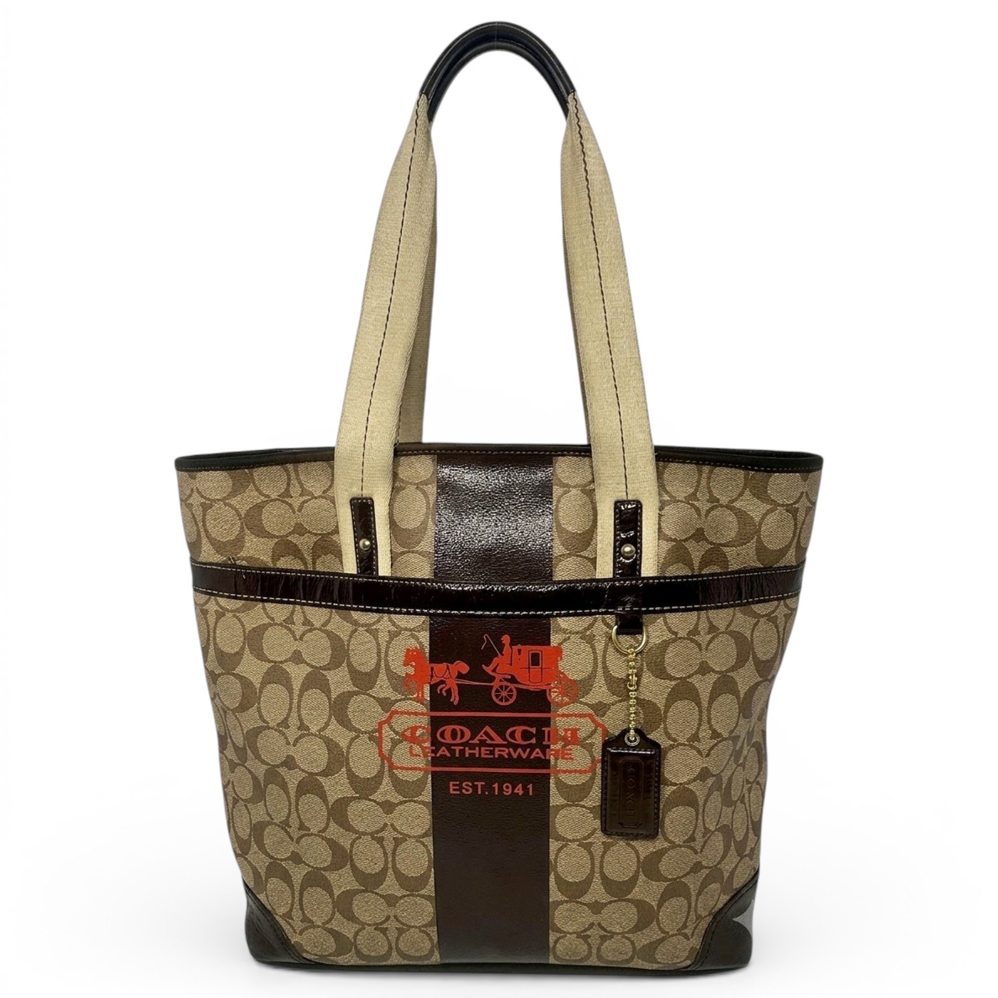 Leather tote