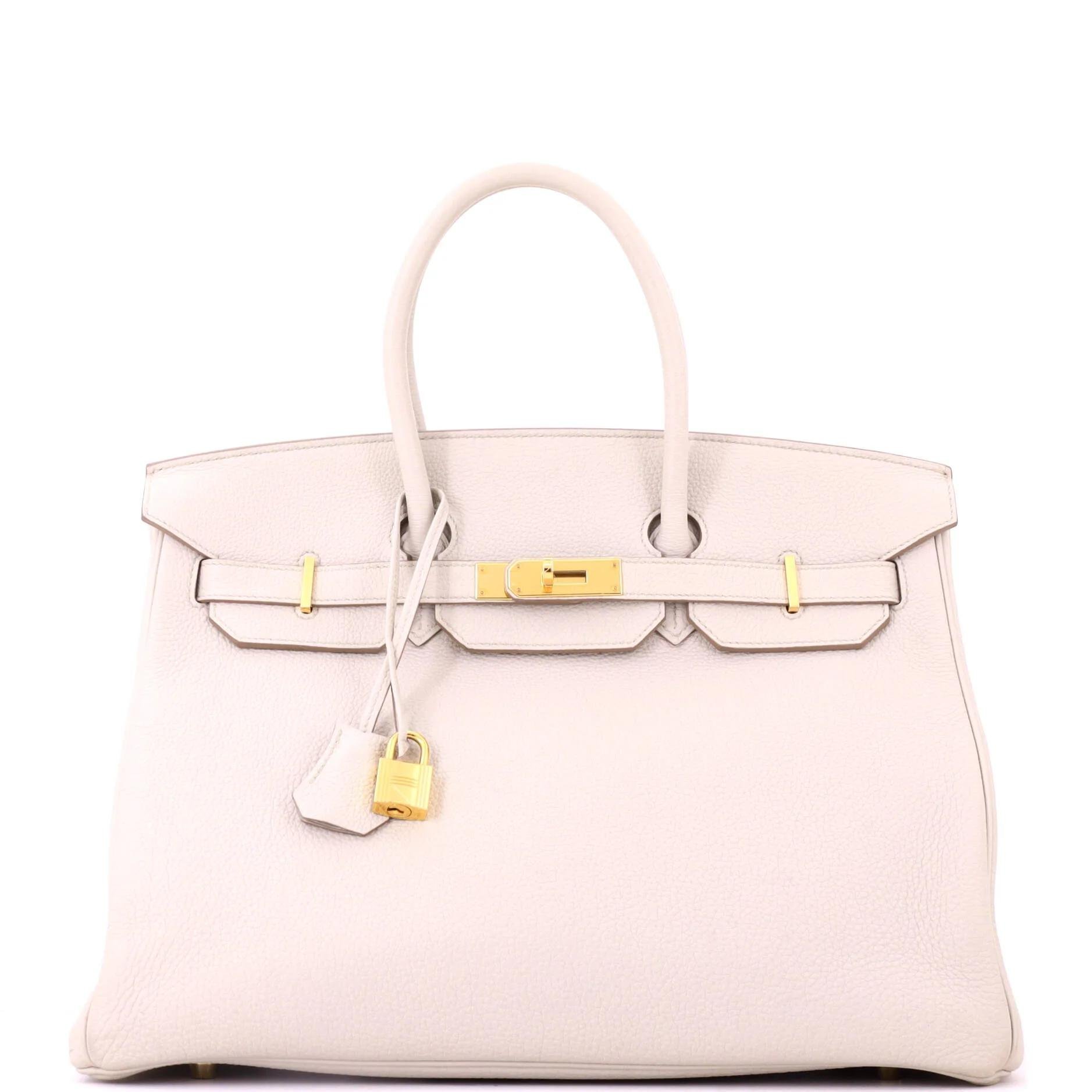 Birkin 35 leather tote