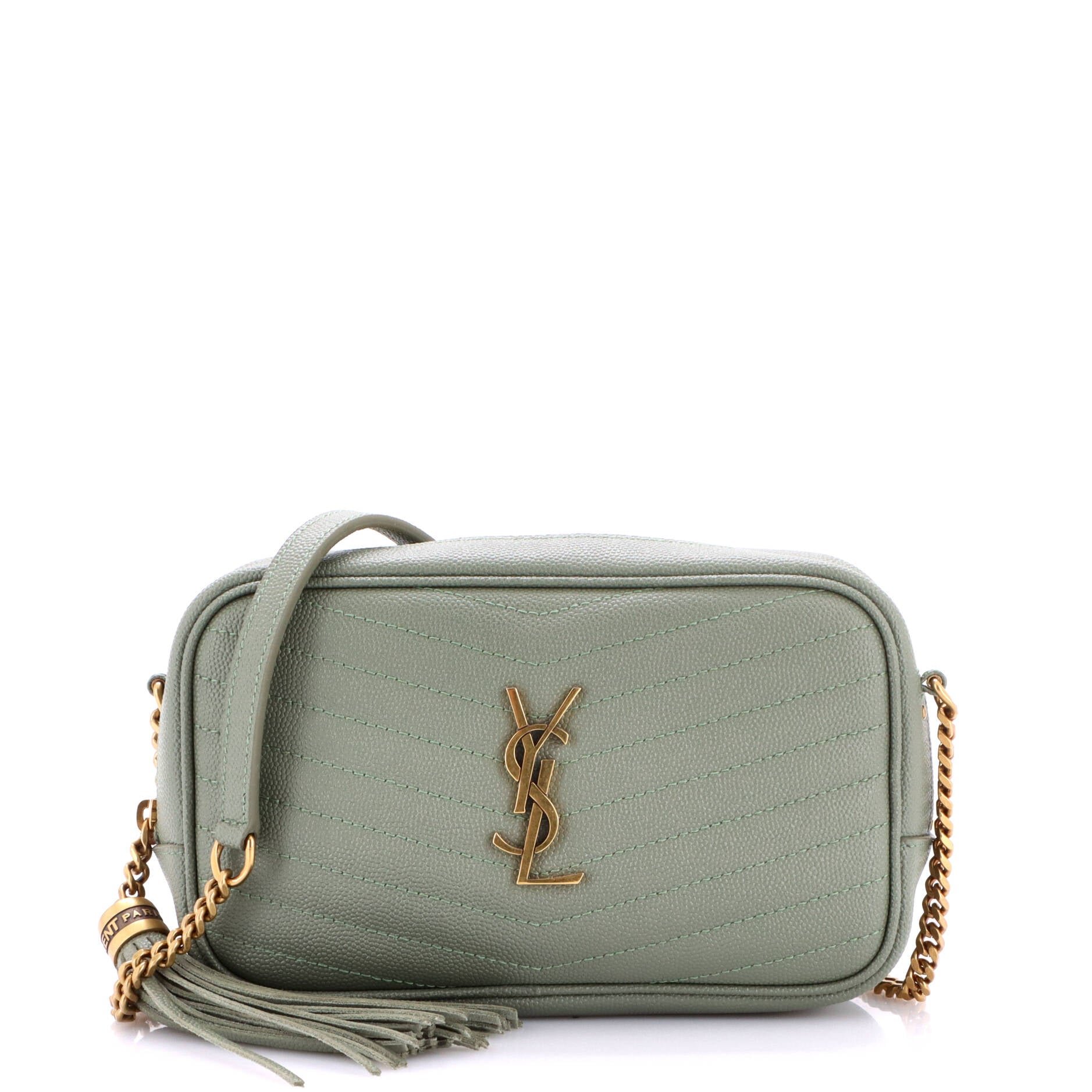 LouLou Crossbody Bag Matelasse Chevron Leather Mini