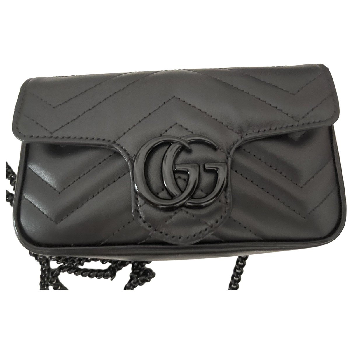 Marmont leather clutch bag
