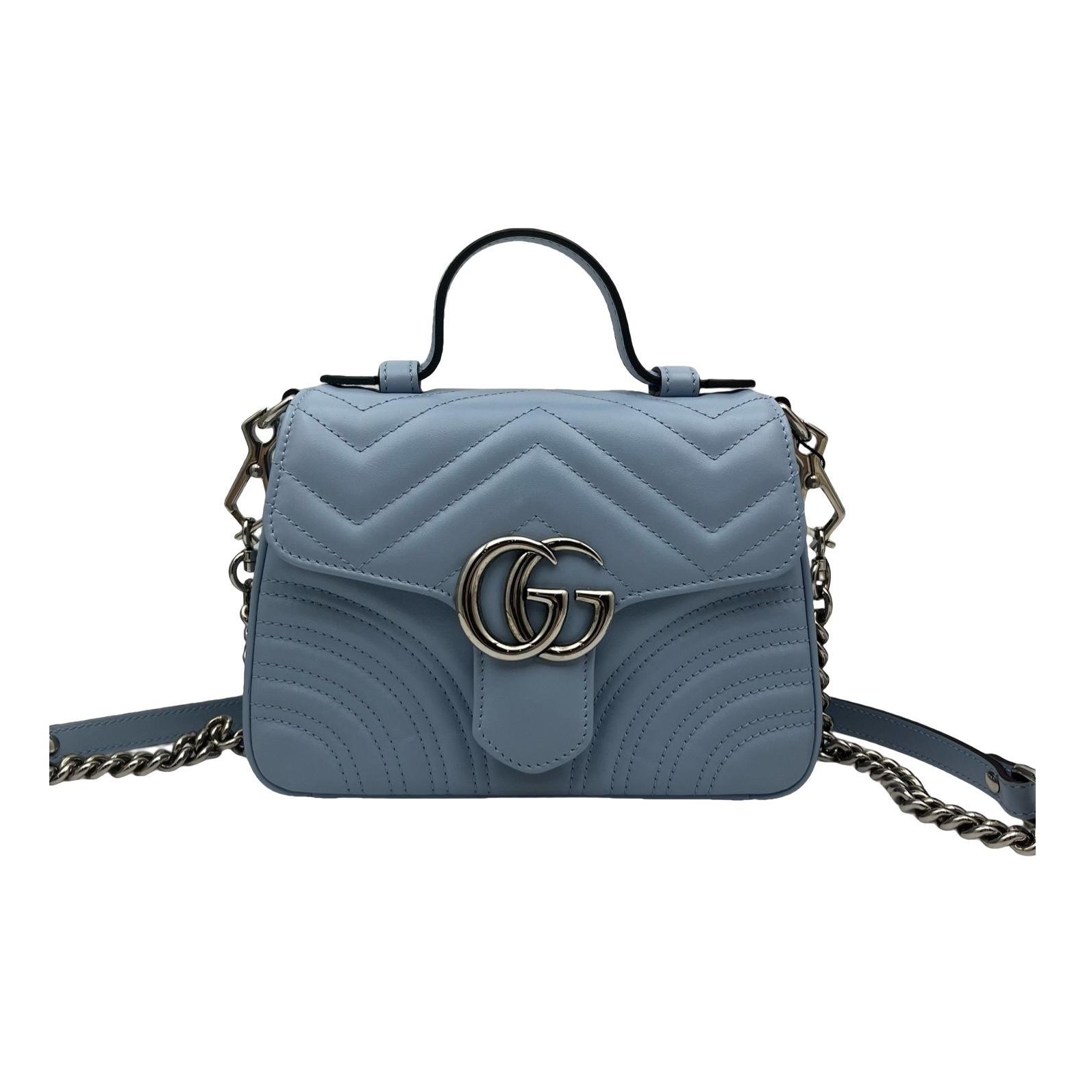 GG Marmont Flap leather handbag