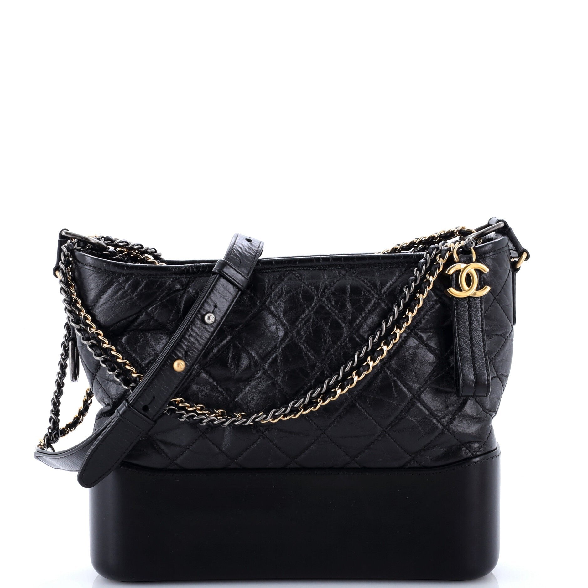 Gabrielle Hobo Quilted Aged Calfskin Medium