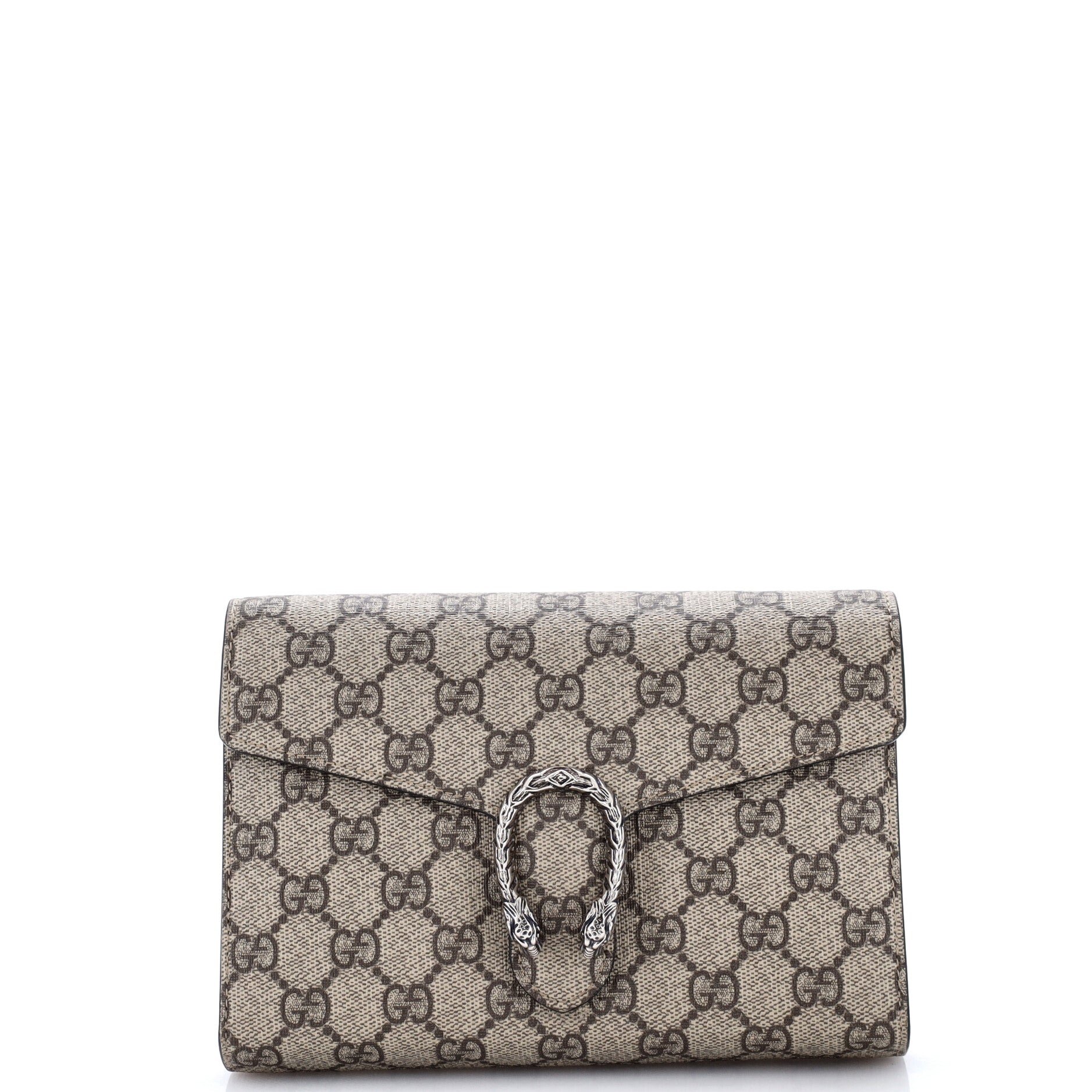 Dionysus Chain Wallet GG Coated Canvas Small