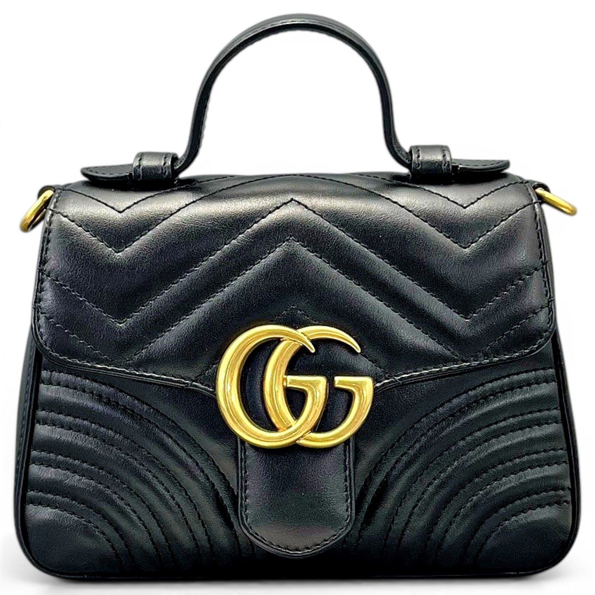 GG Marmont Flap leather handbag