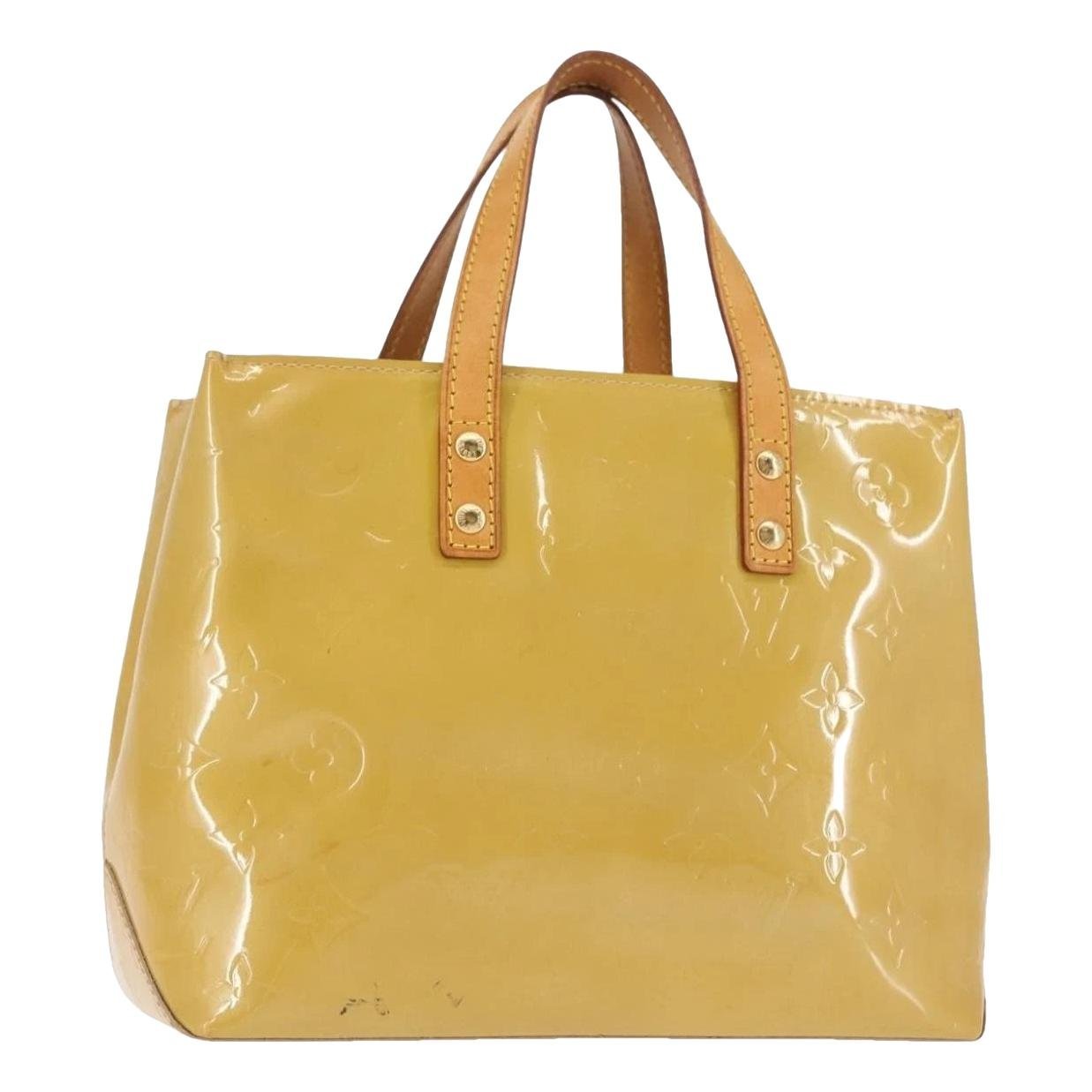 Reade patent leather handbag
