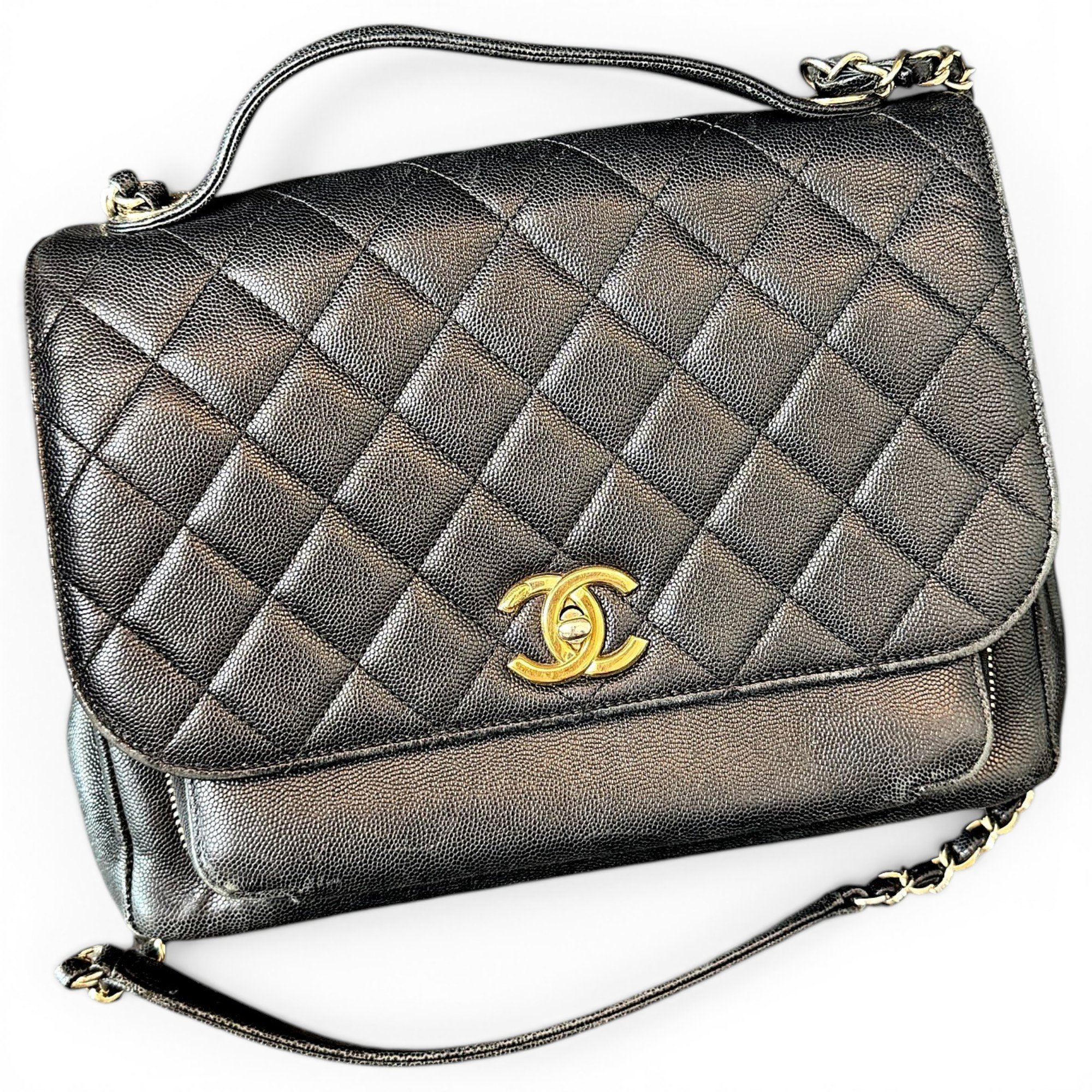Business Affinity leather handbag