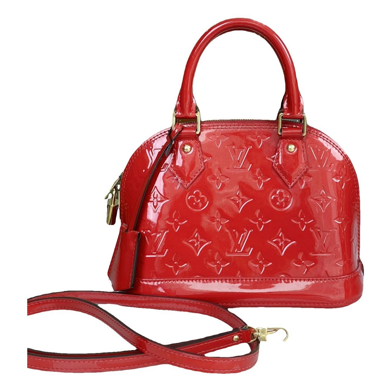 Alma BB patent leather handbag
