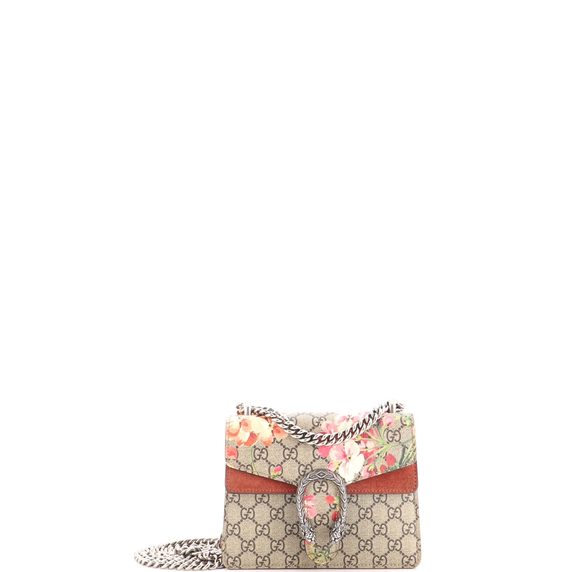 Dionysus Bag Blooms Print GG Coated Canvas Mini