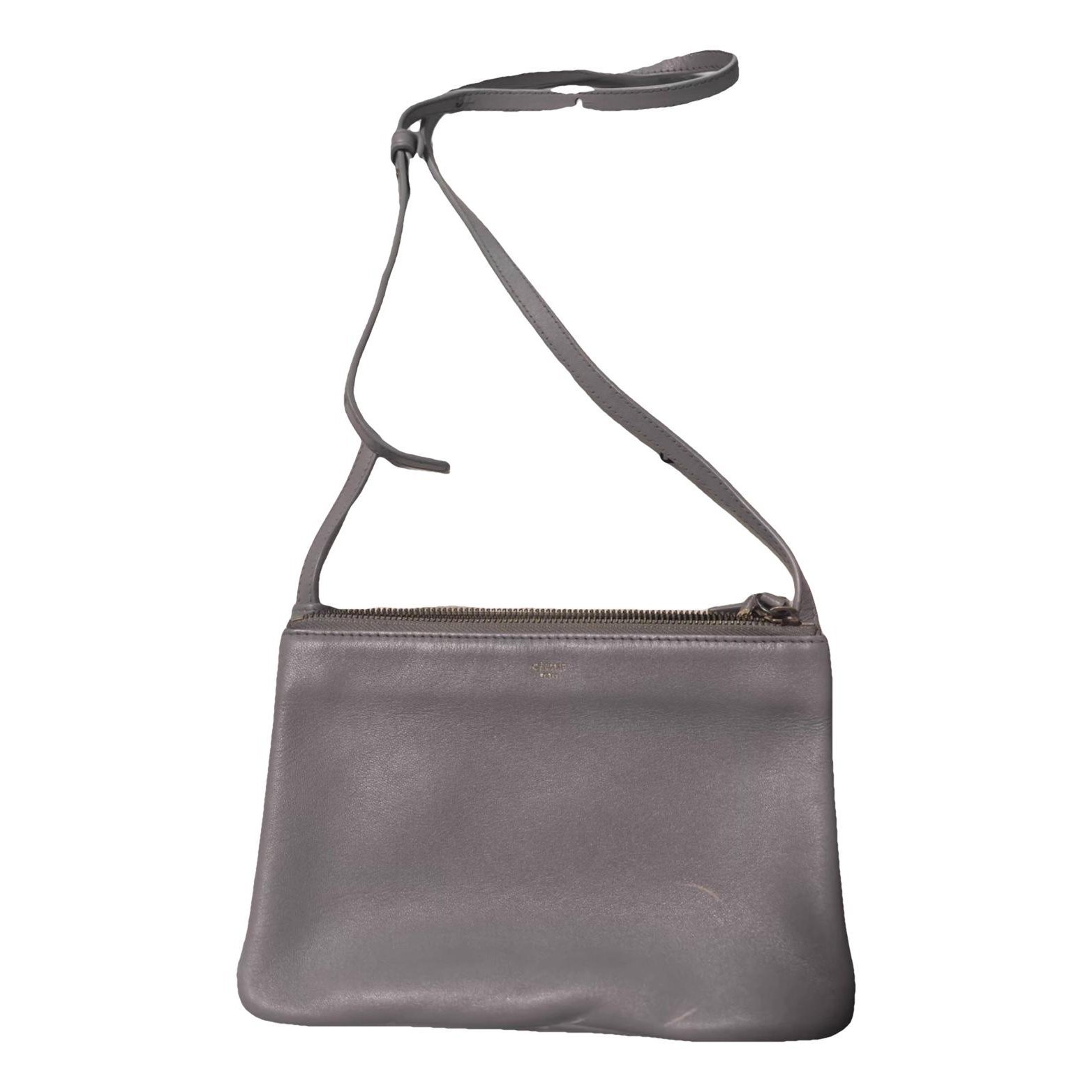 Trio leather crossbody bag