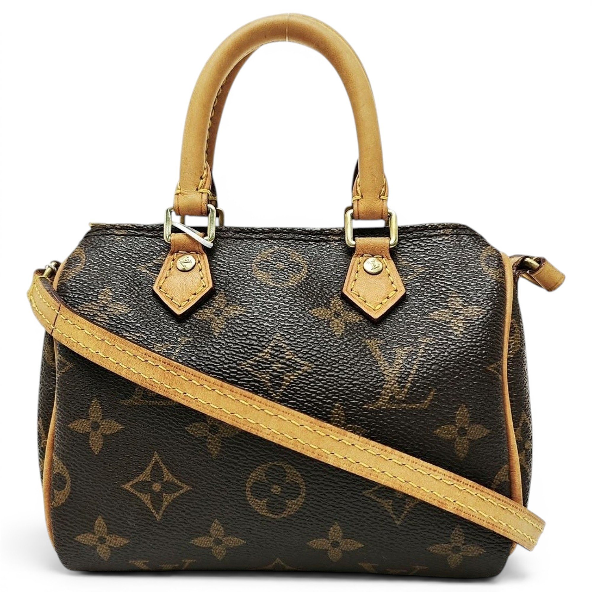 Nano Speedy / Mini HL leather handbag