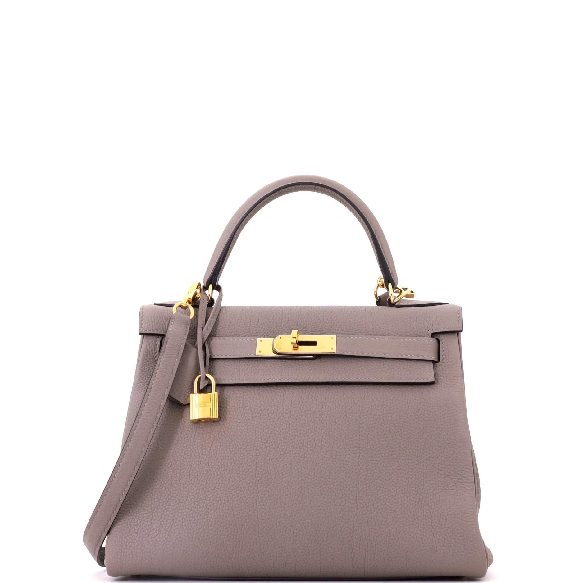 Kelly 28 leather handbag
