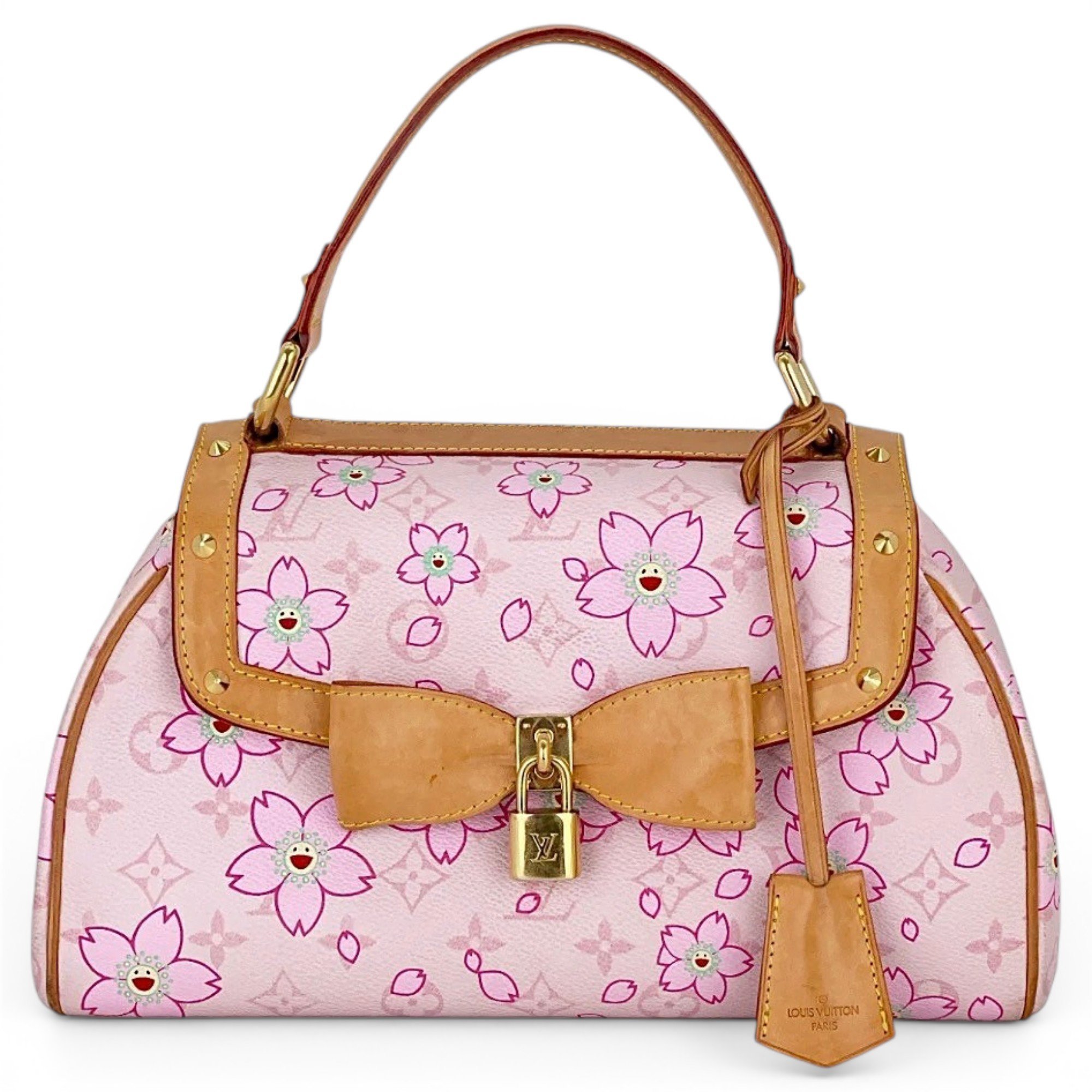 Eye love you leather handbag
